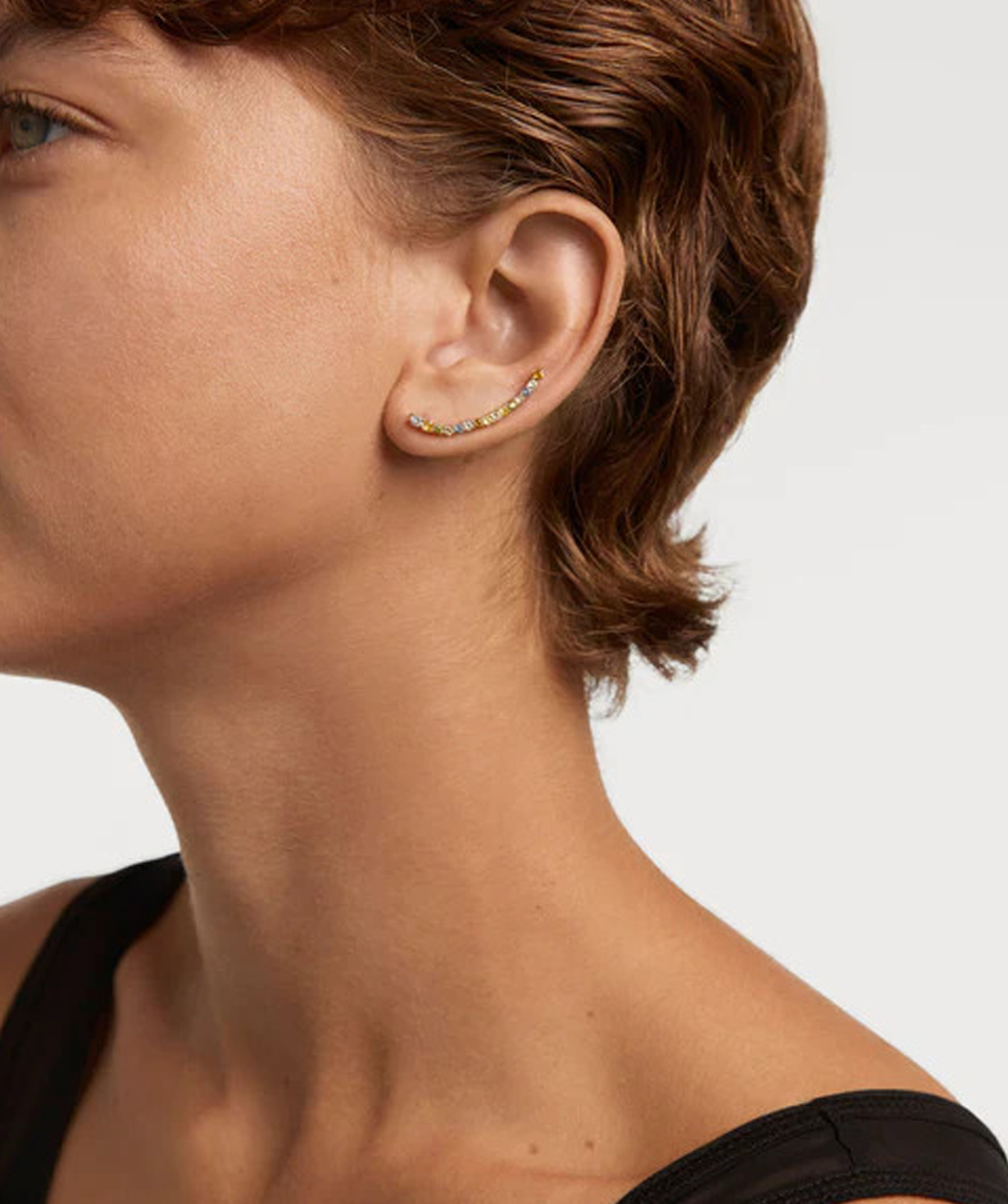 Silver earrings «PDPAOLA» AR01-B99-U