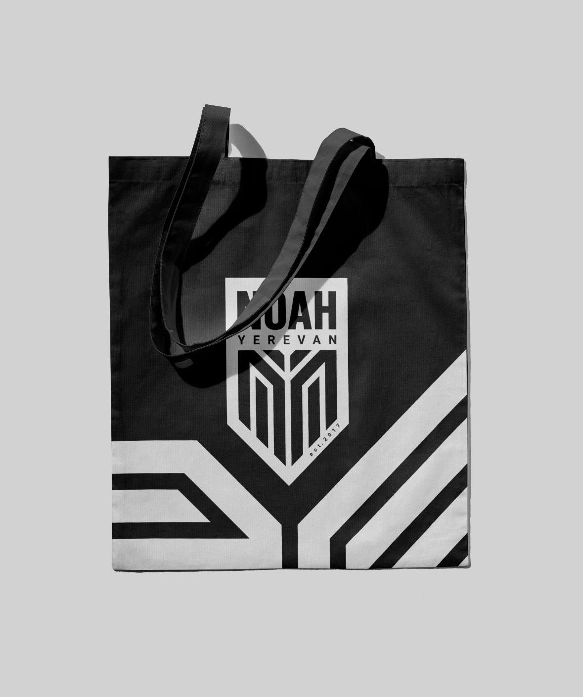 Eco bag «Noah» branded, black