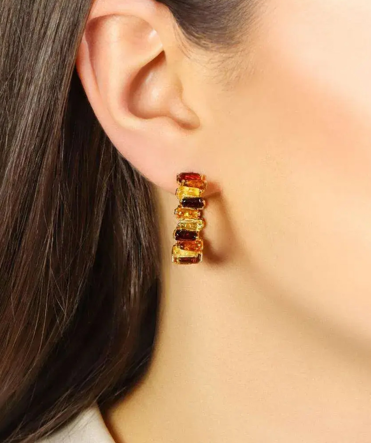 Silver earrings «SiaMoods» SE680GP