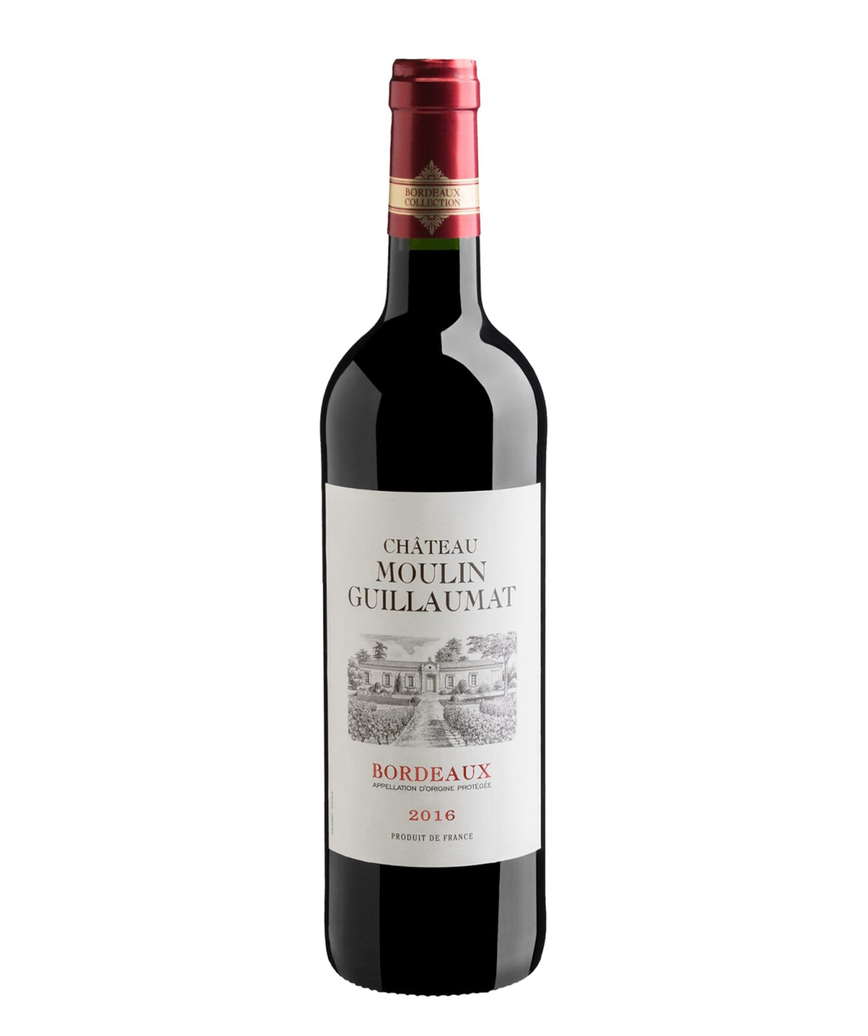 Wine `Chateau Guillaumat` red, dry 750 ml