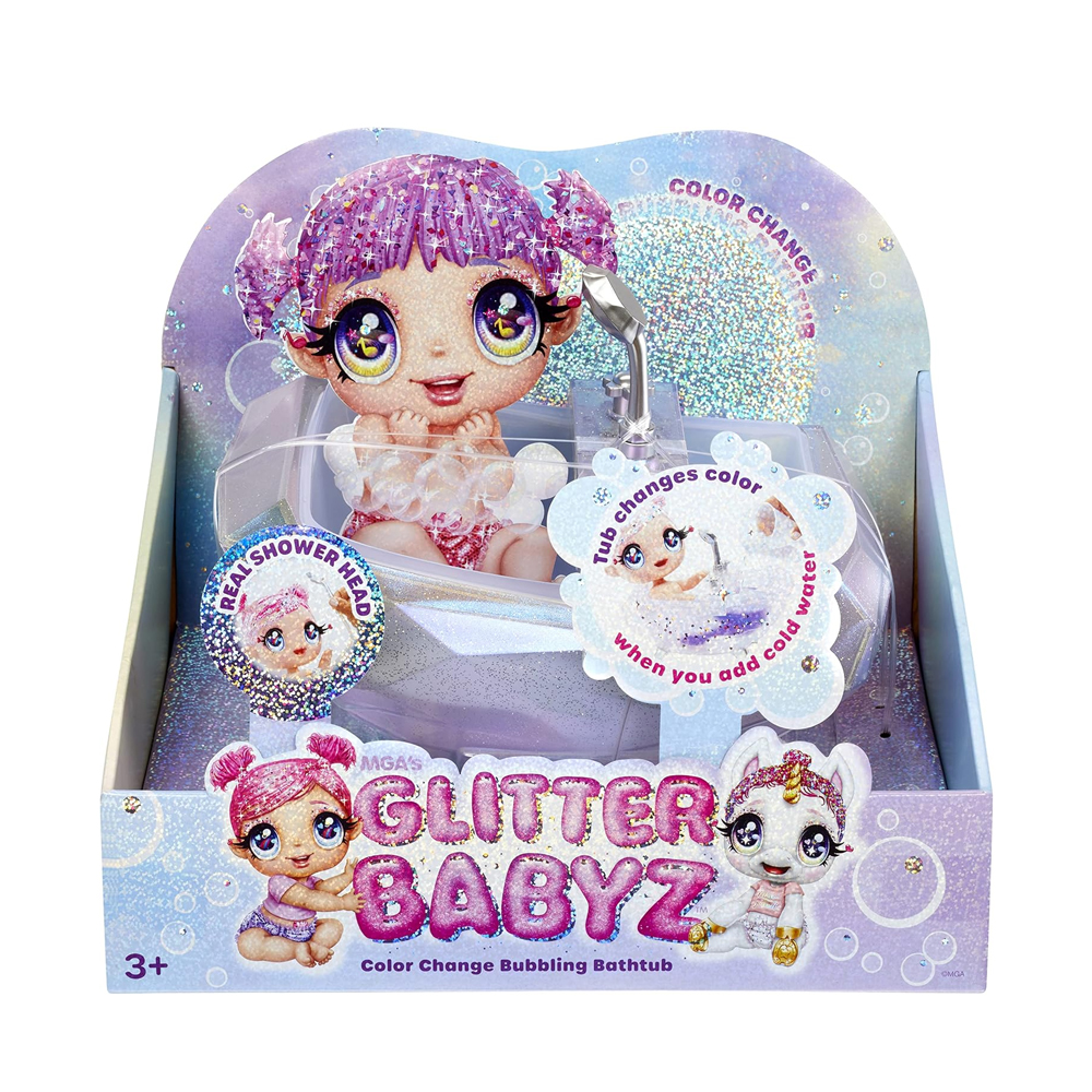 Doll's color-changing bathtub