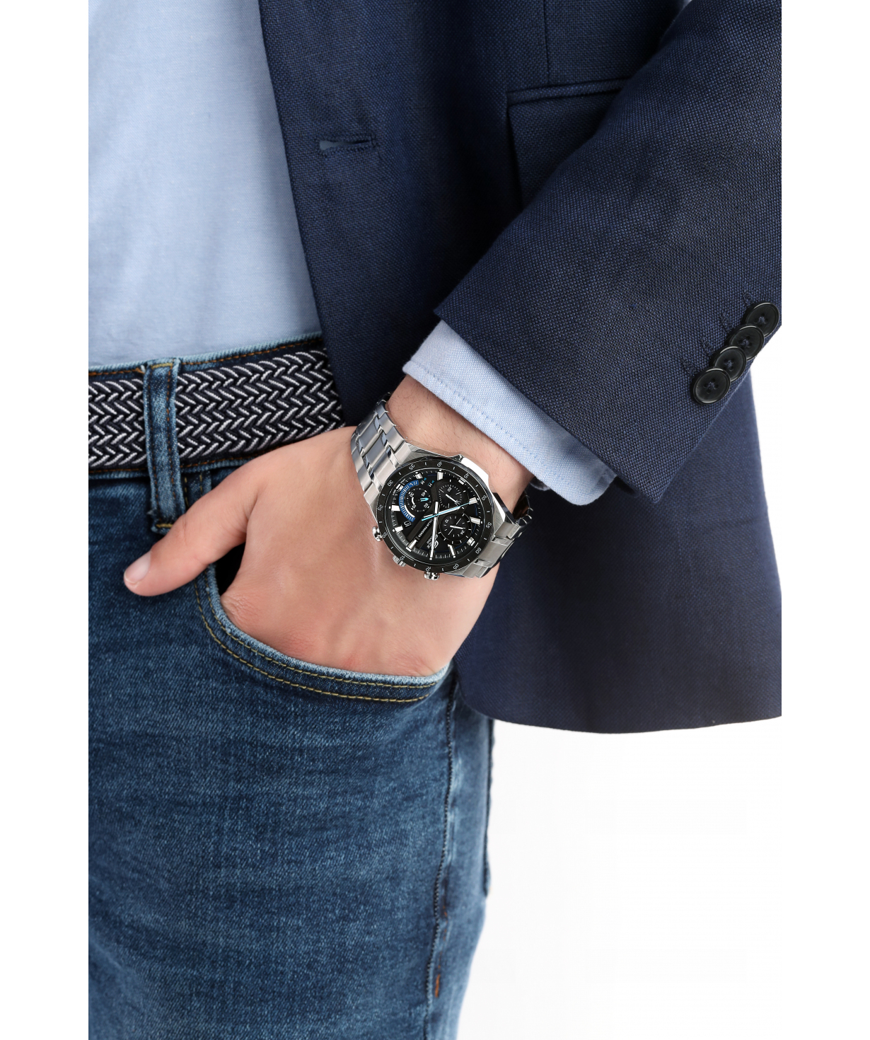 Wristwatch `Casio`  EQS-920DB-1BVUDF