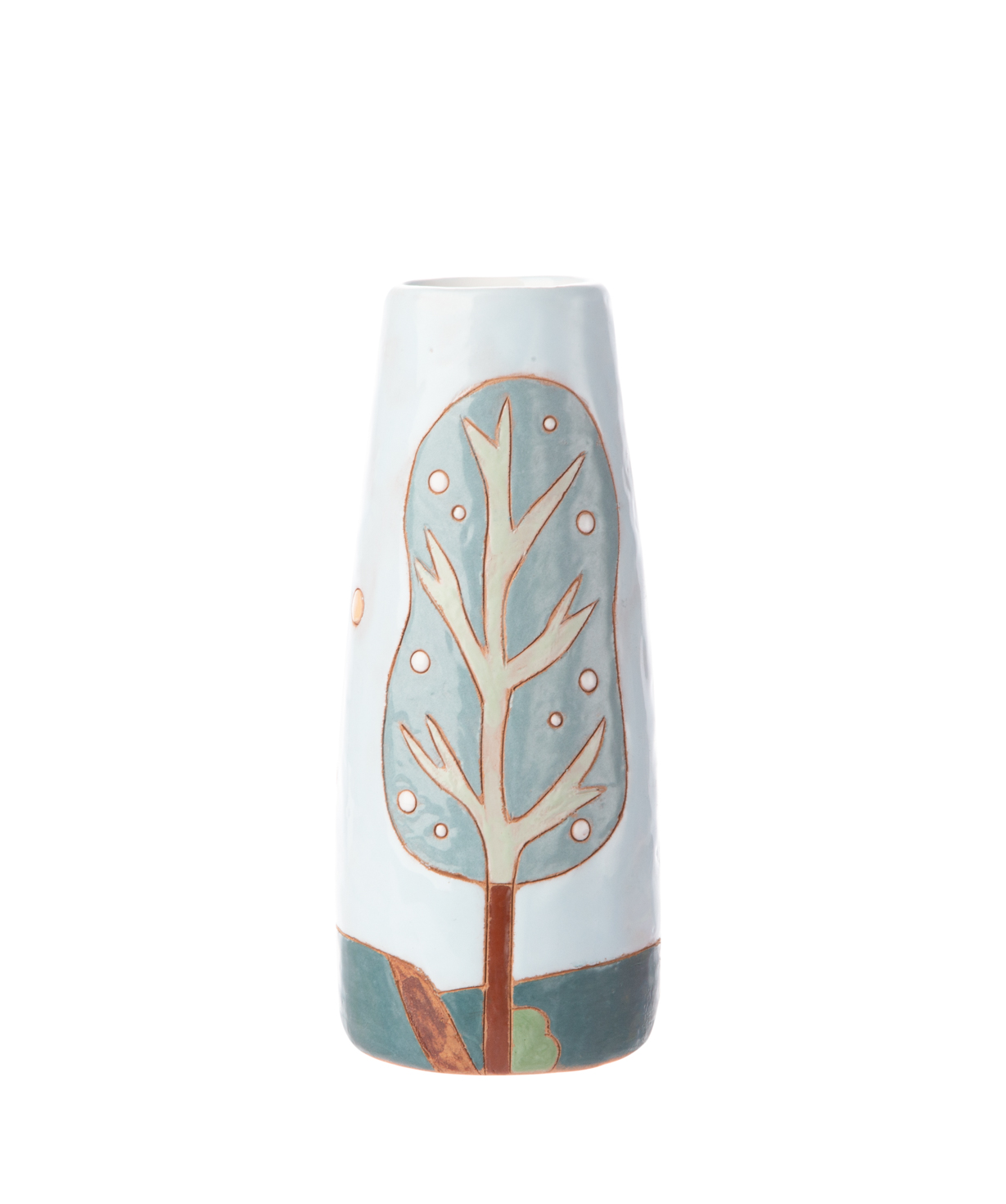 Vase `Nuard Ceramics` for flowers, trees №1