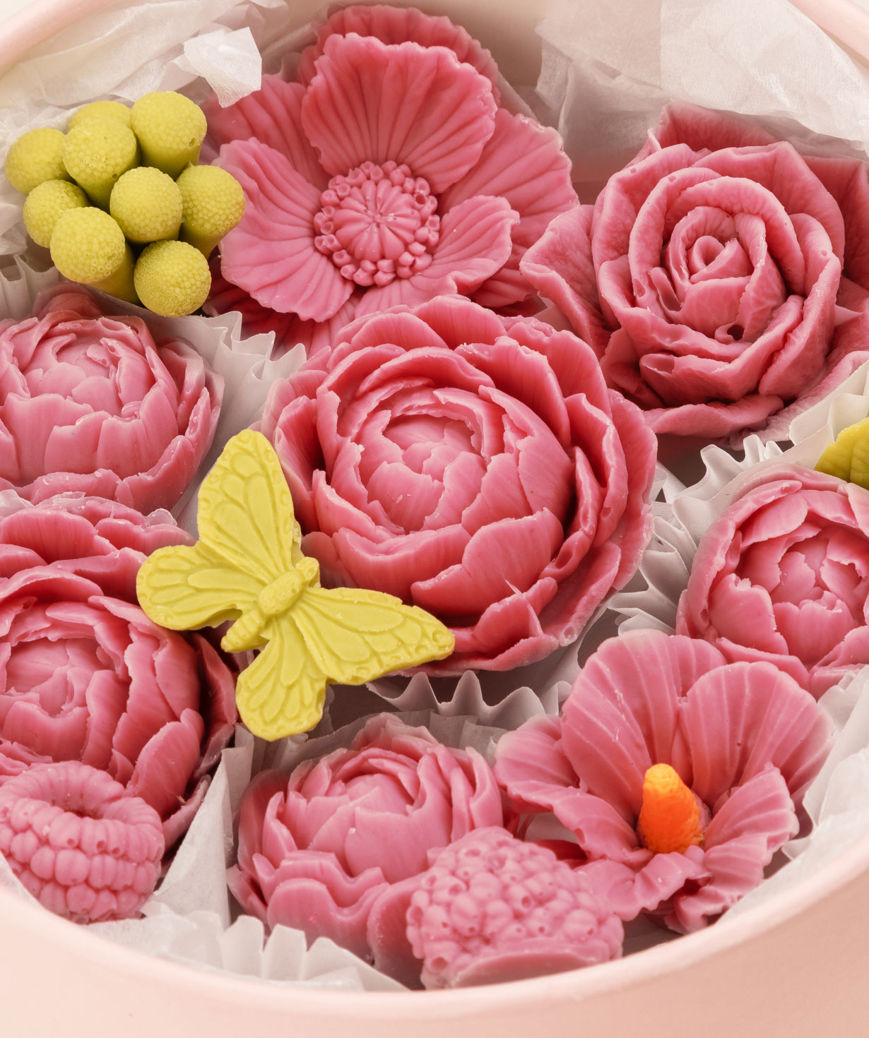 Ձեռագործ շոկոլադներ «Sweet Sisters» ազնվամորիով