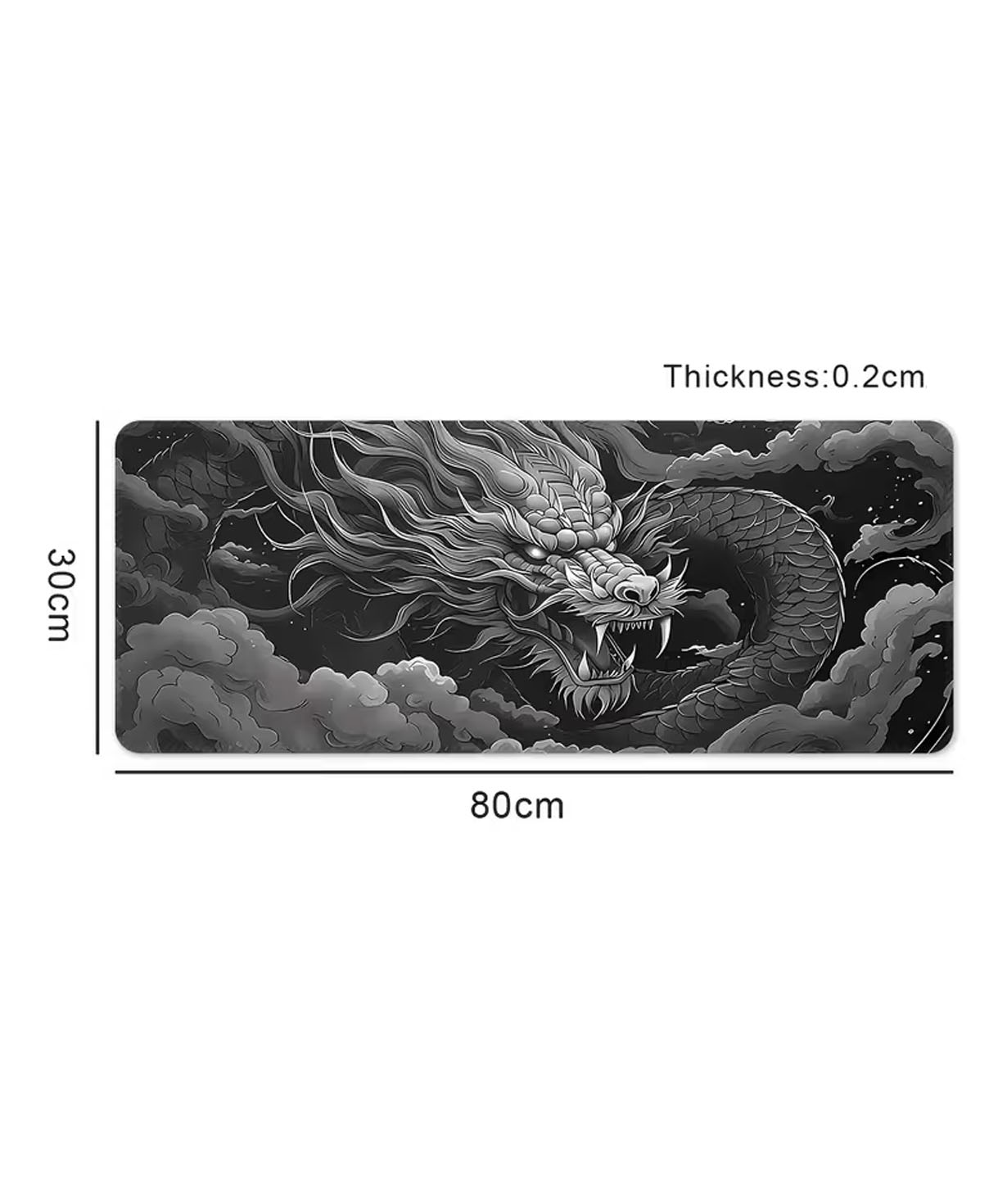 Mouse pad «Micro-Tech» №295 30x80 30x80cm Oriental Dragon