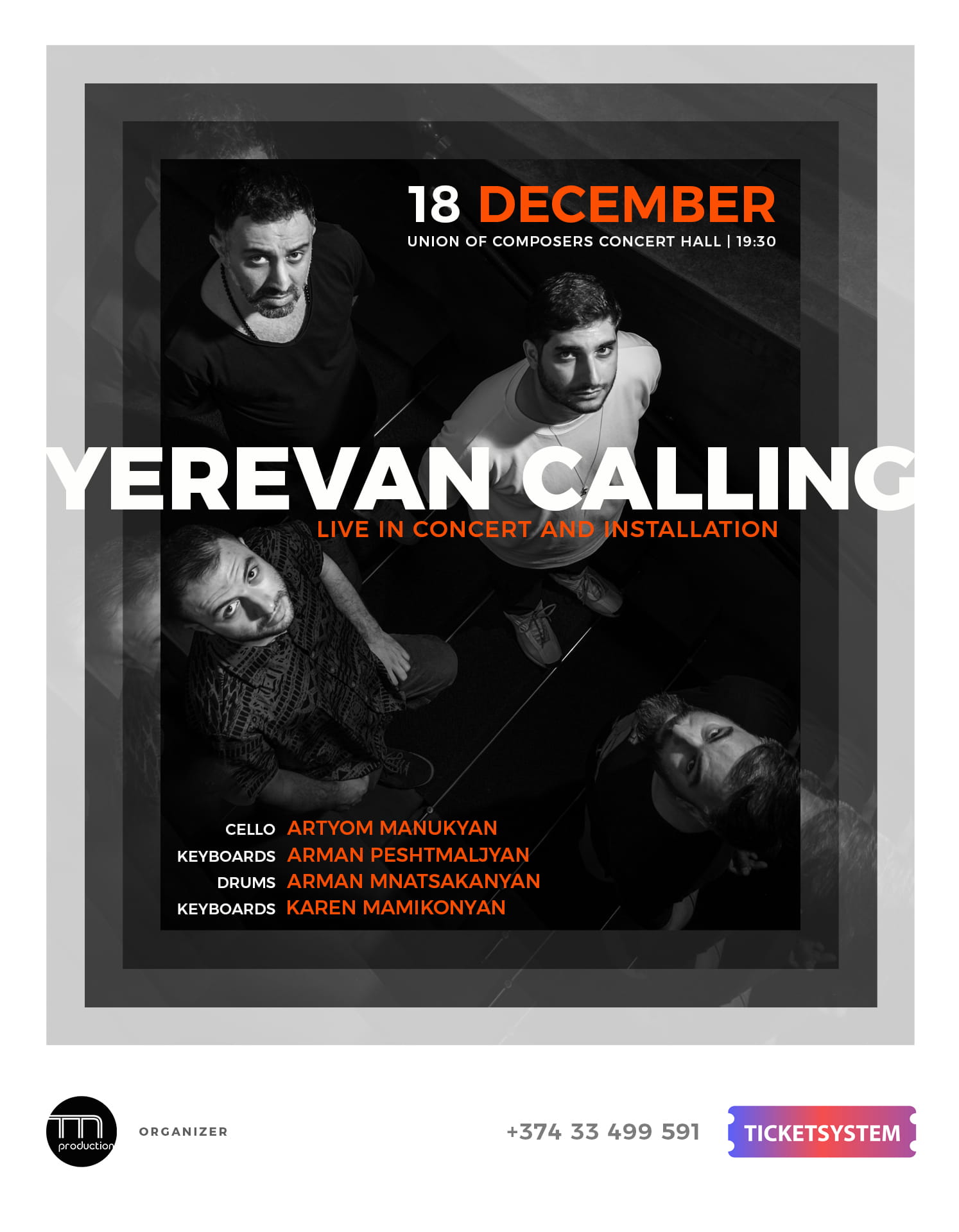 Yerevan Calling, 2026-12-18 18:00:00, Հայաստանի կոմպոզիտորների միություն