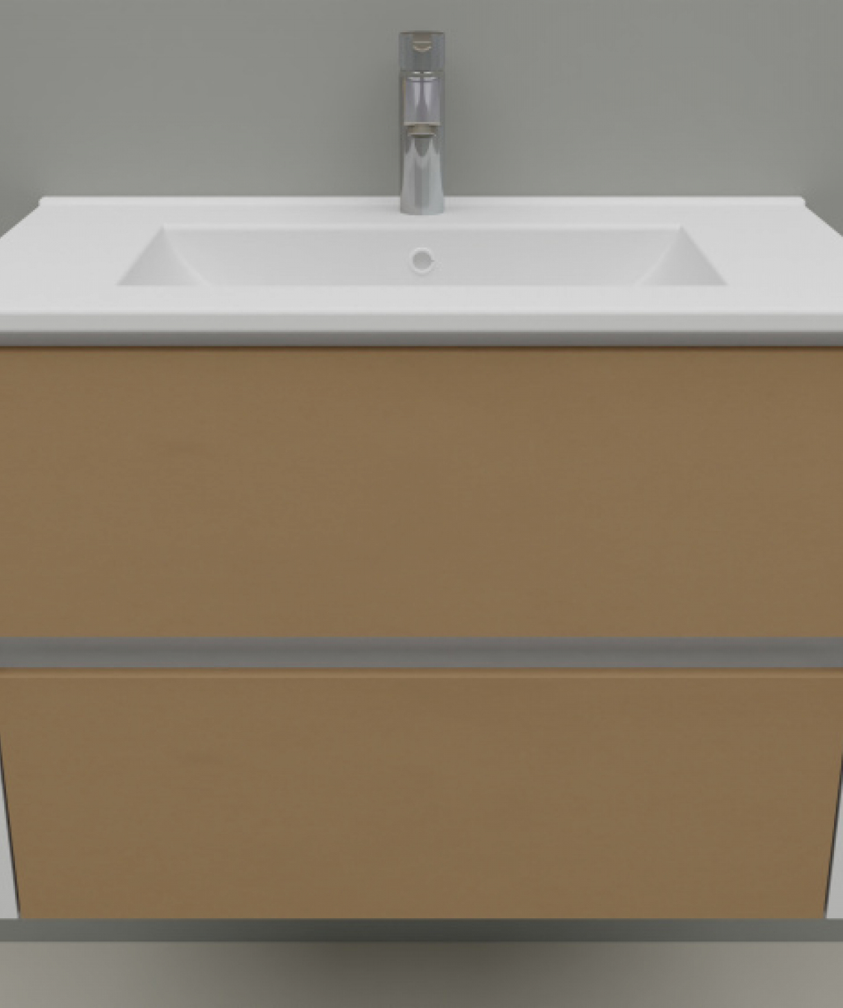 Perla լոգասենյակի PVC կահույք Urban, 700x500x388մմ, բեժ