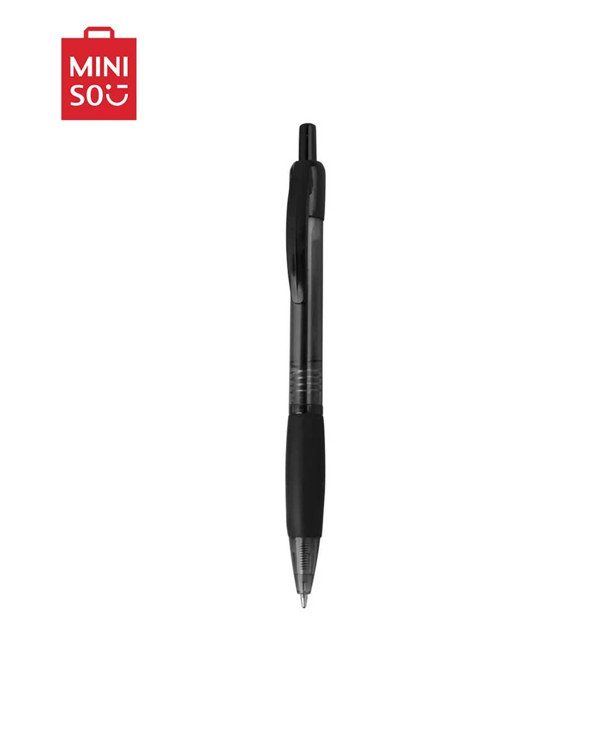 Գրիչ «Miniso» գելային, սև, 10 հատ