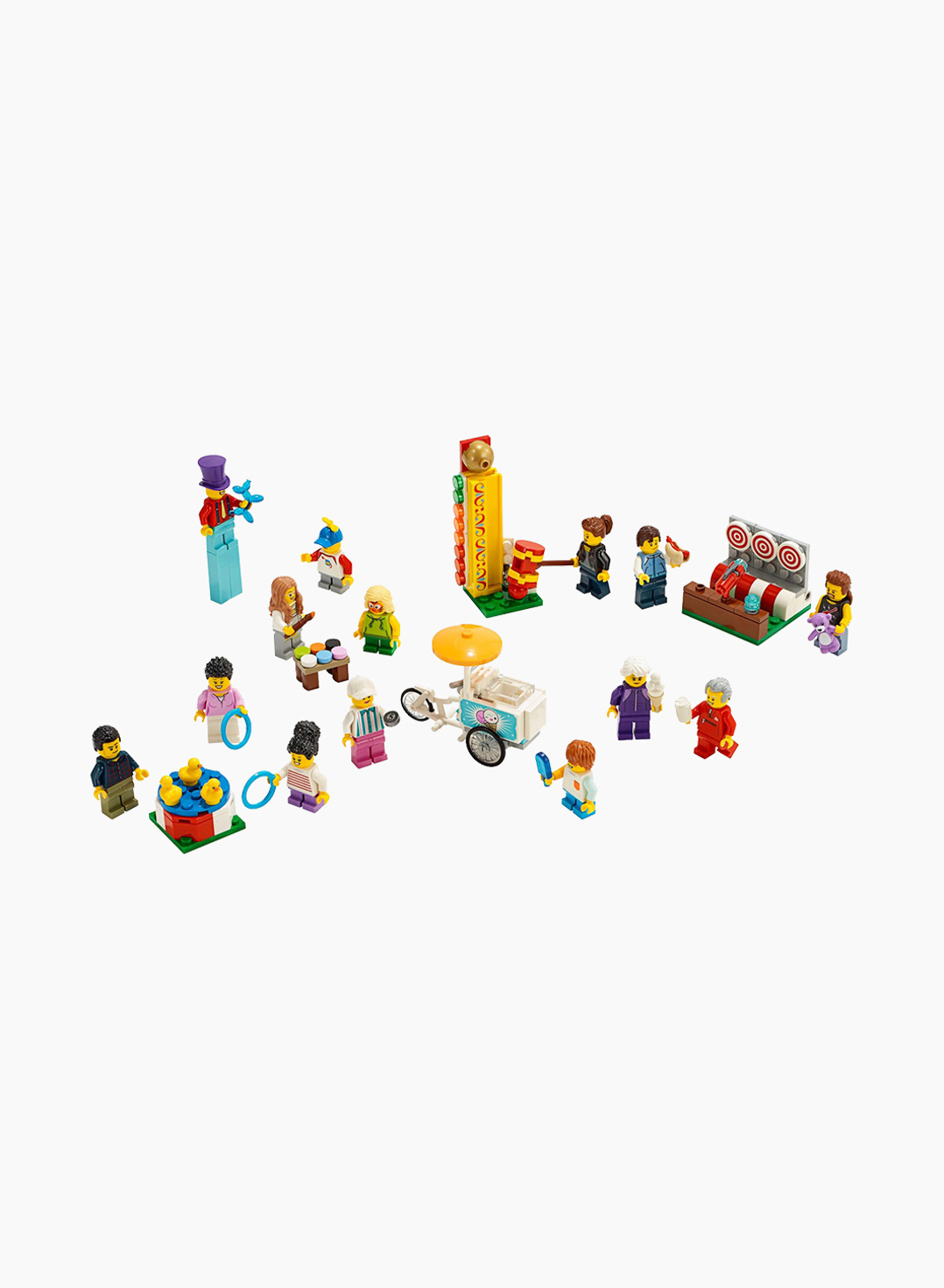 Lego City Конструктор Комплект Минифигурок Веселая Ярмарка