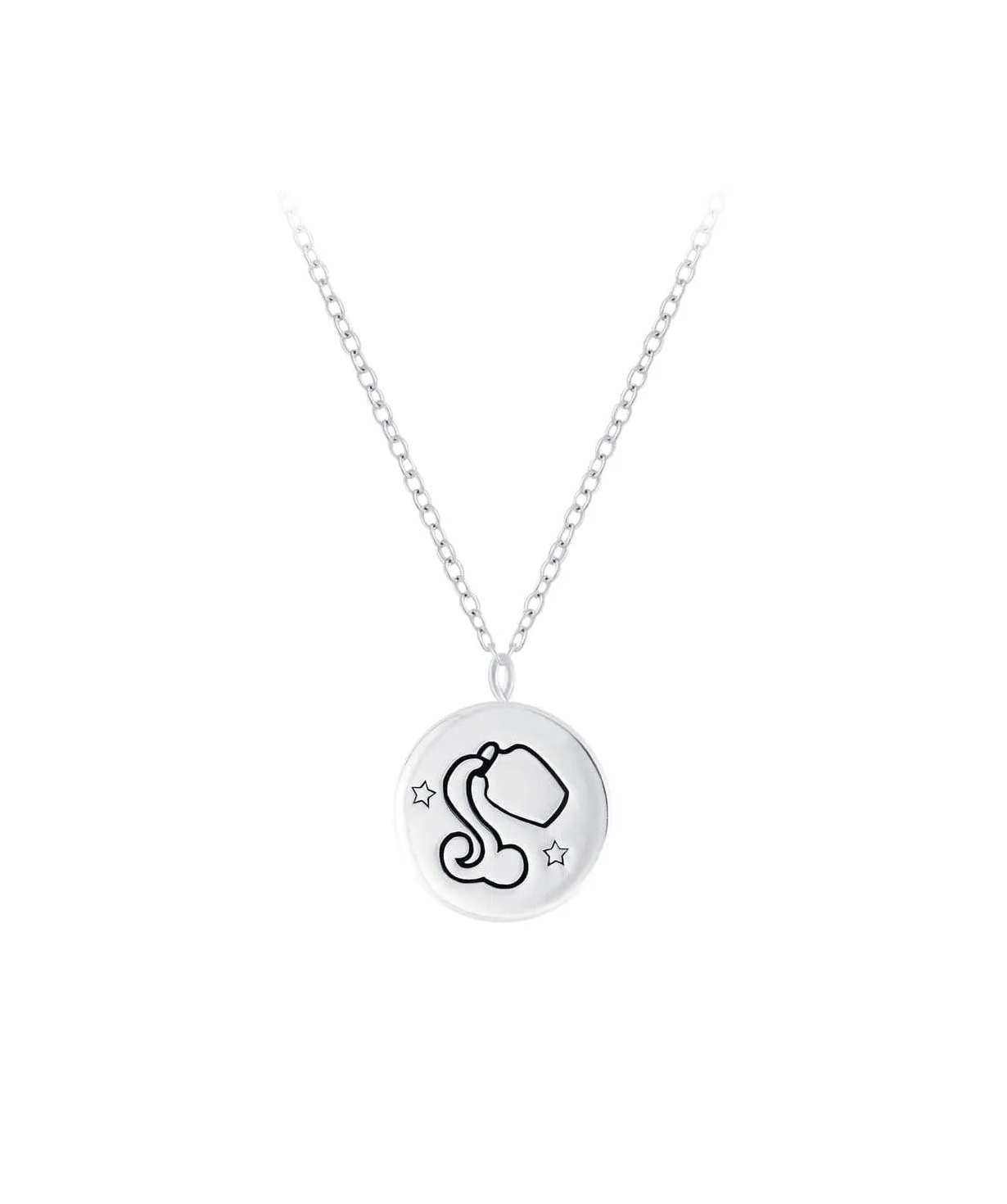 Silver necklace «Siamoods» SN250AQ