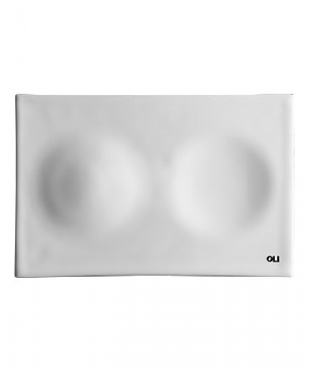 OLI 878848 PUSH PLATE MOON WHITE