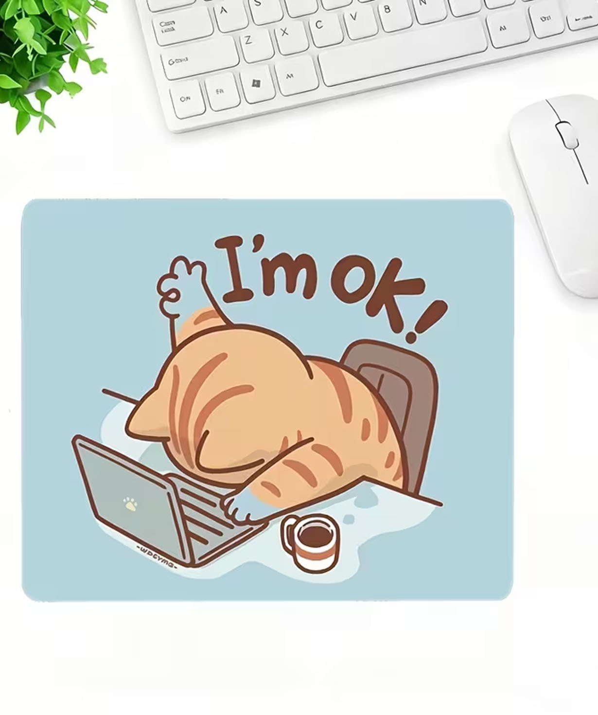 Mouse pad «I'm OK» №389 18x22 cm
