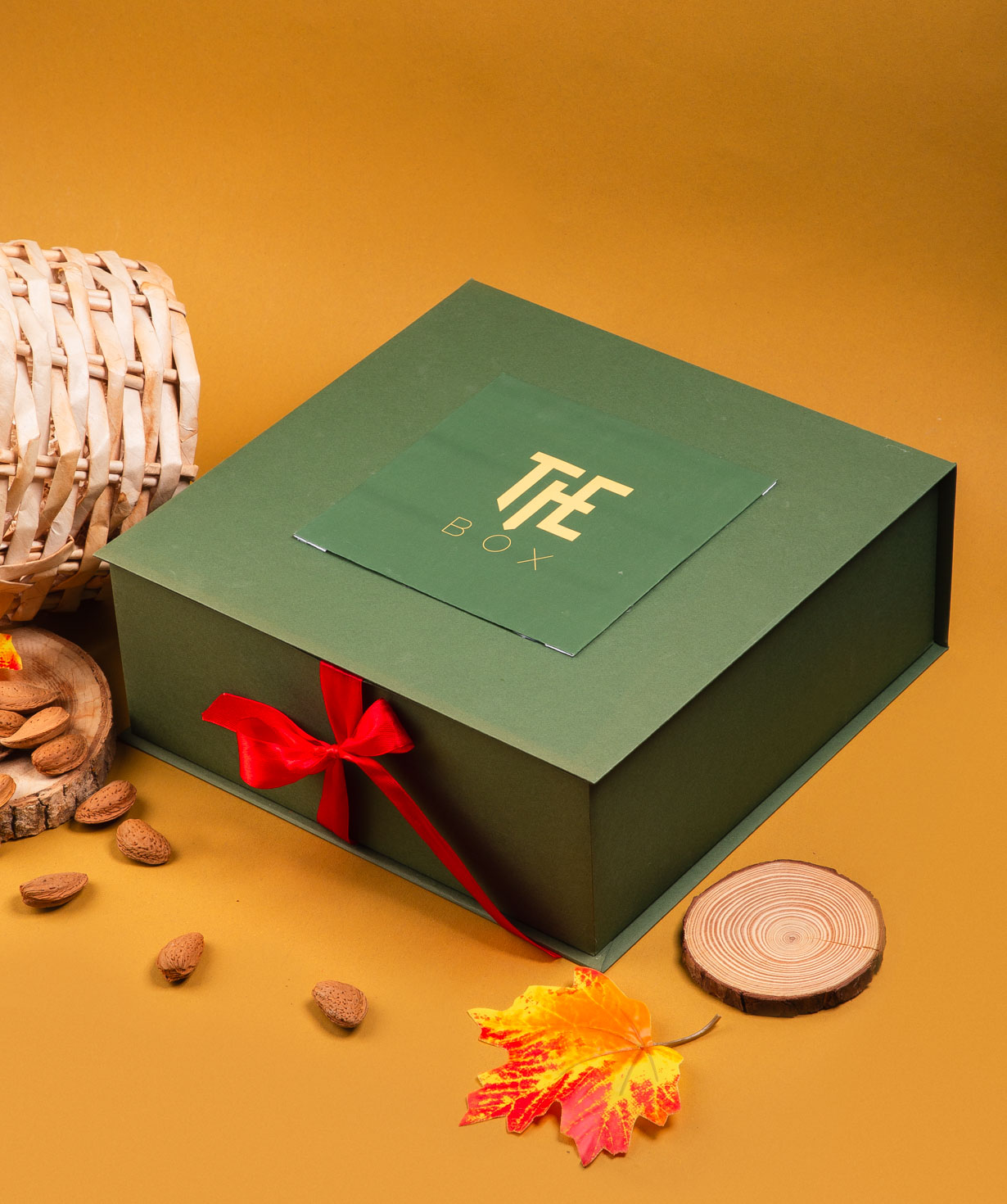 Подарочная коробка «THE BOX» осенний №531