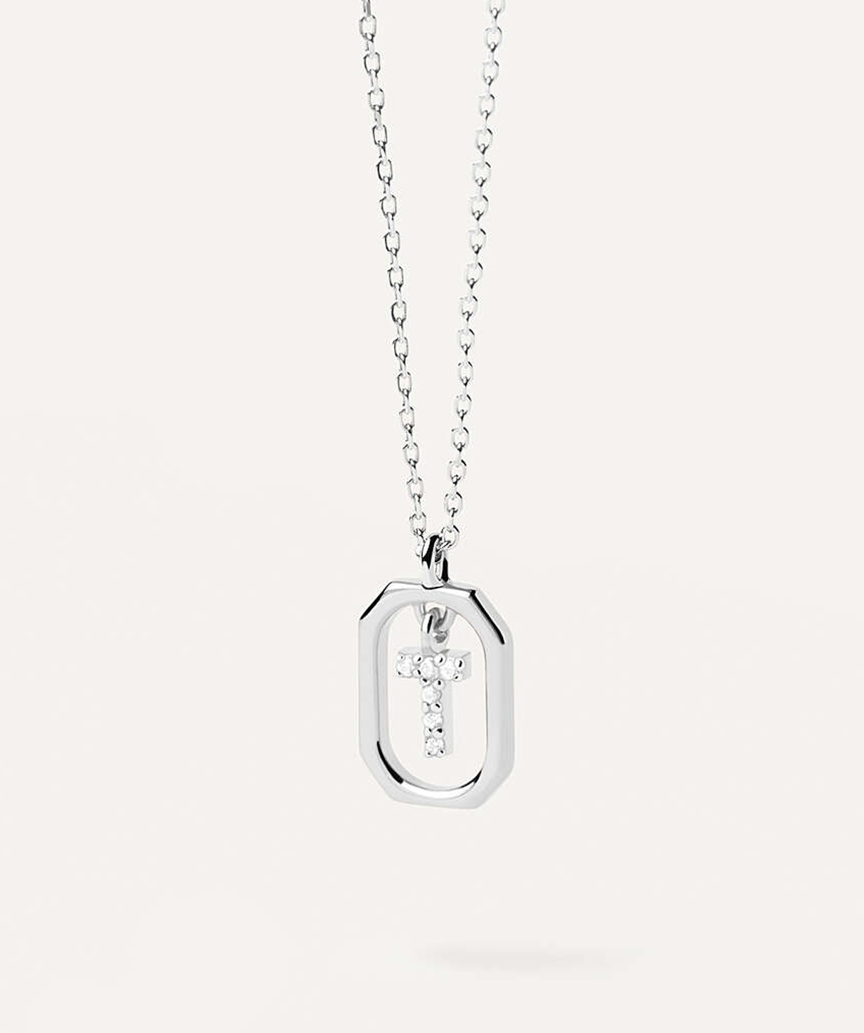 Silver necklace «PDPAOLA» CO02-531-U