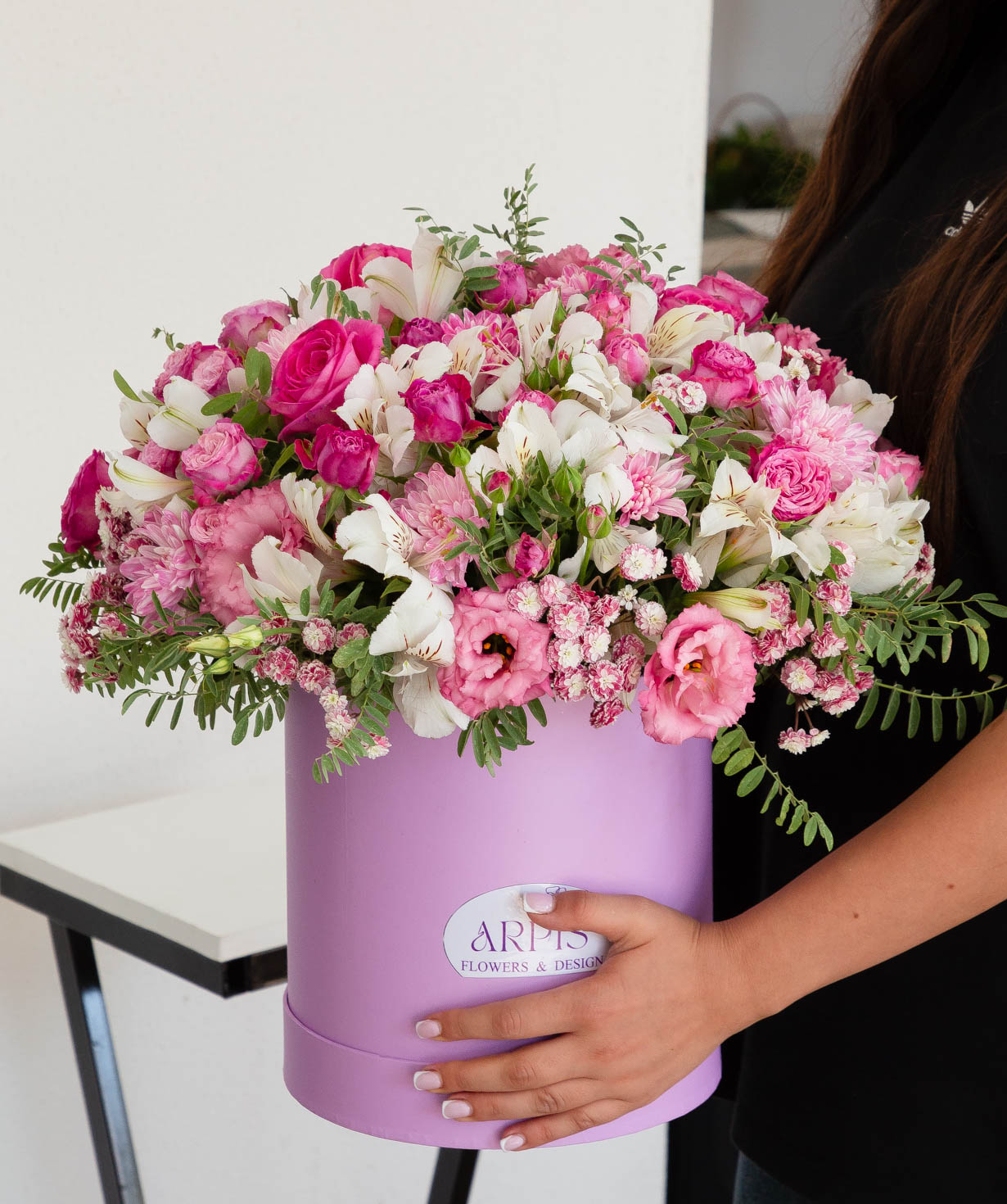 Կոմպոզիցիա «Arpis flowers» վարդերով №19