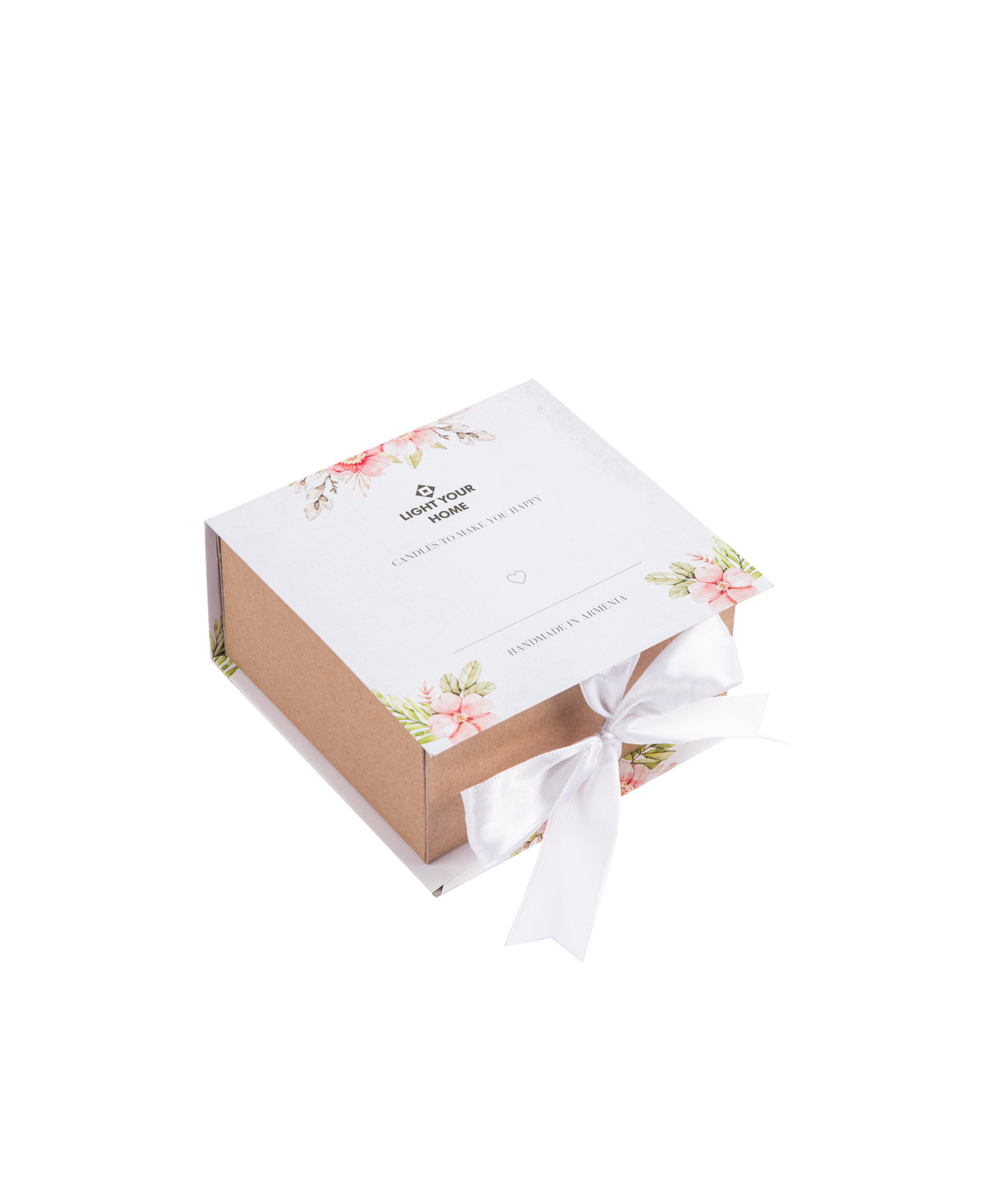 Gift box «Light Your Home» with a candle №2