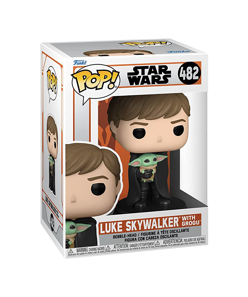 Figurine «Star Wars» Luke Skywalker with Grogu, 12 cm