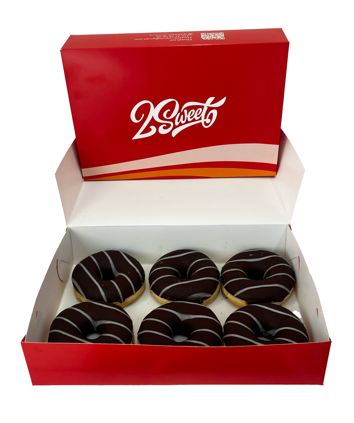 Դոնաթ դասական գծերով «2Sweet Donuts» №9