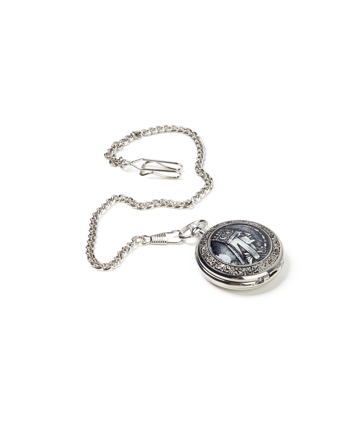 Pocket watch «Creative Gifts» Tigran Mets, silver