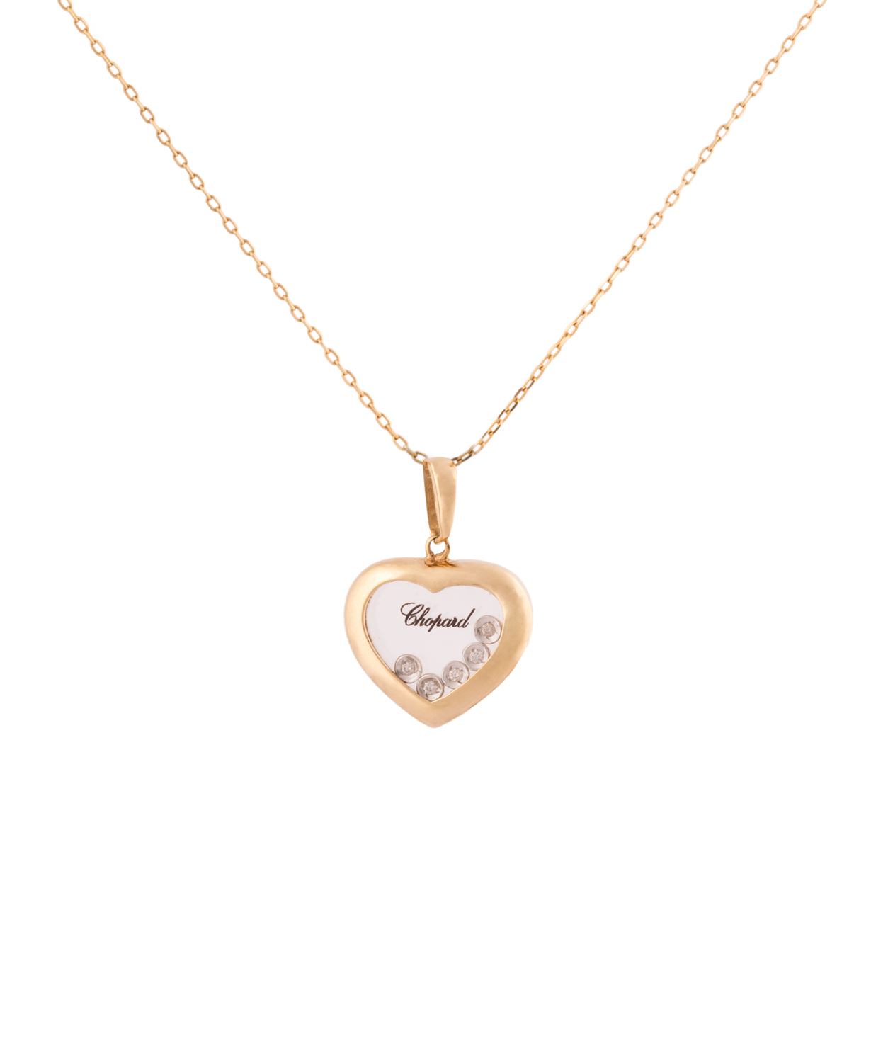 Pendant `Less is more` Chopard gold №2