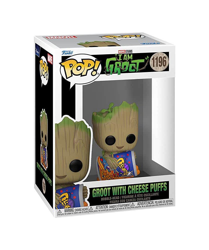 Figurine «Marvel» Groot with Cheese Puffs, 8 cm