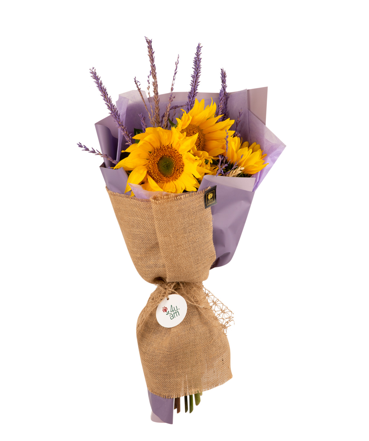 Bouquet `SUN` with sunflowers