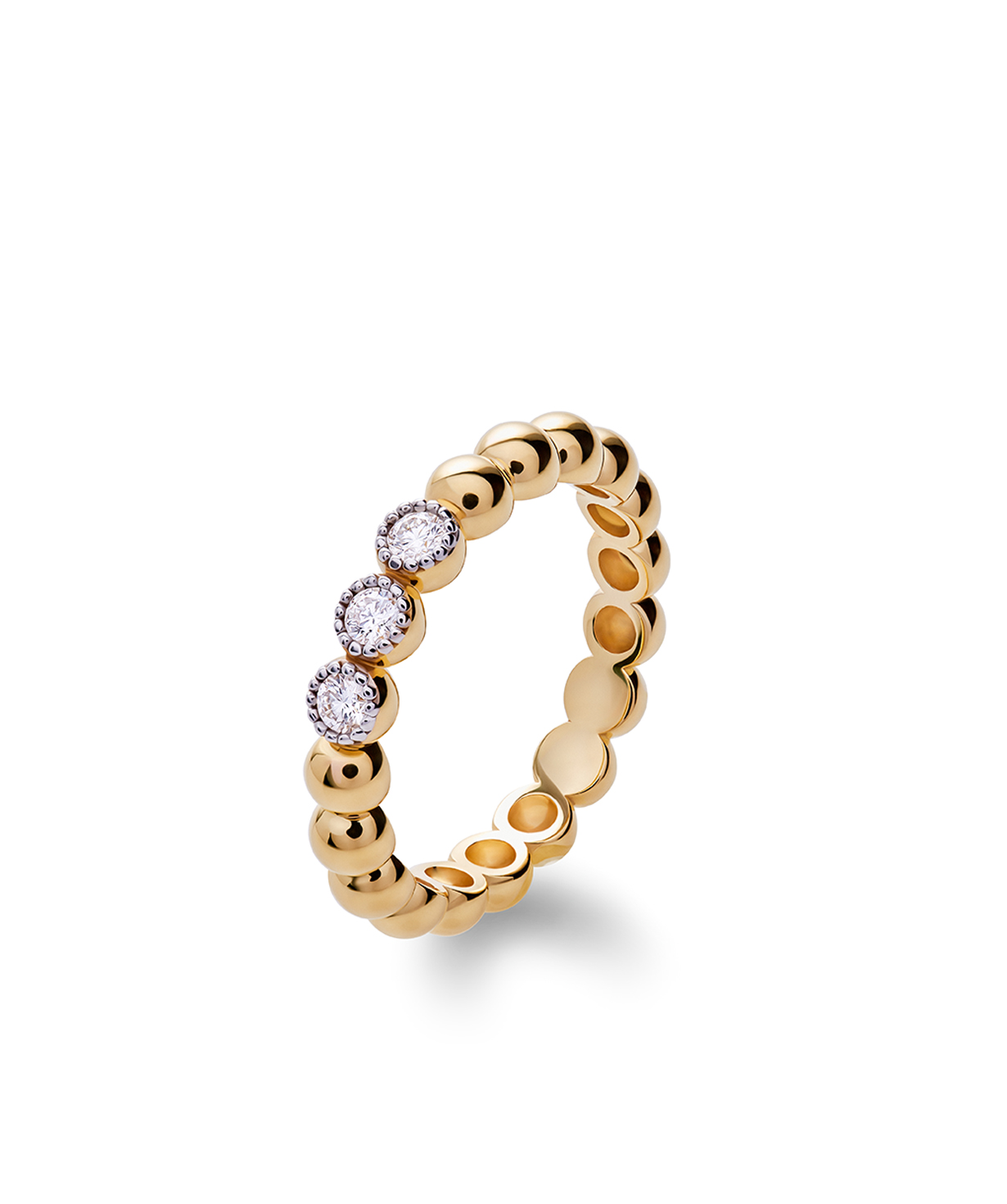 Кольцо `Lazoor` золотое, с бриллиантами №19