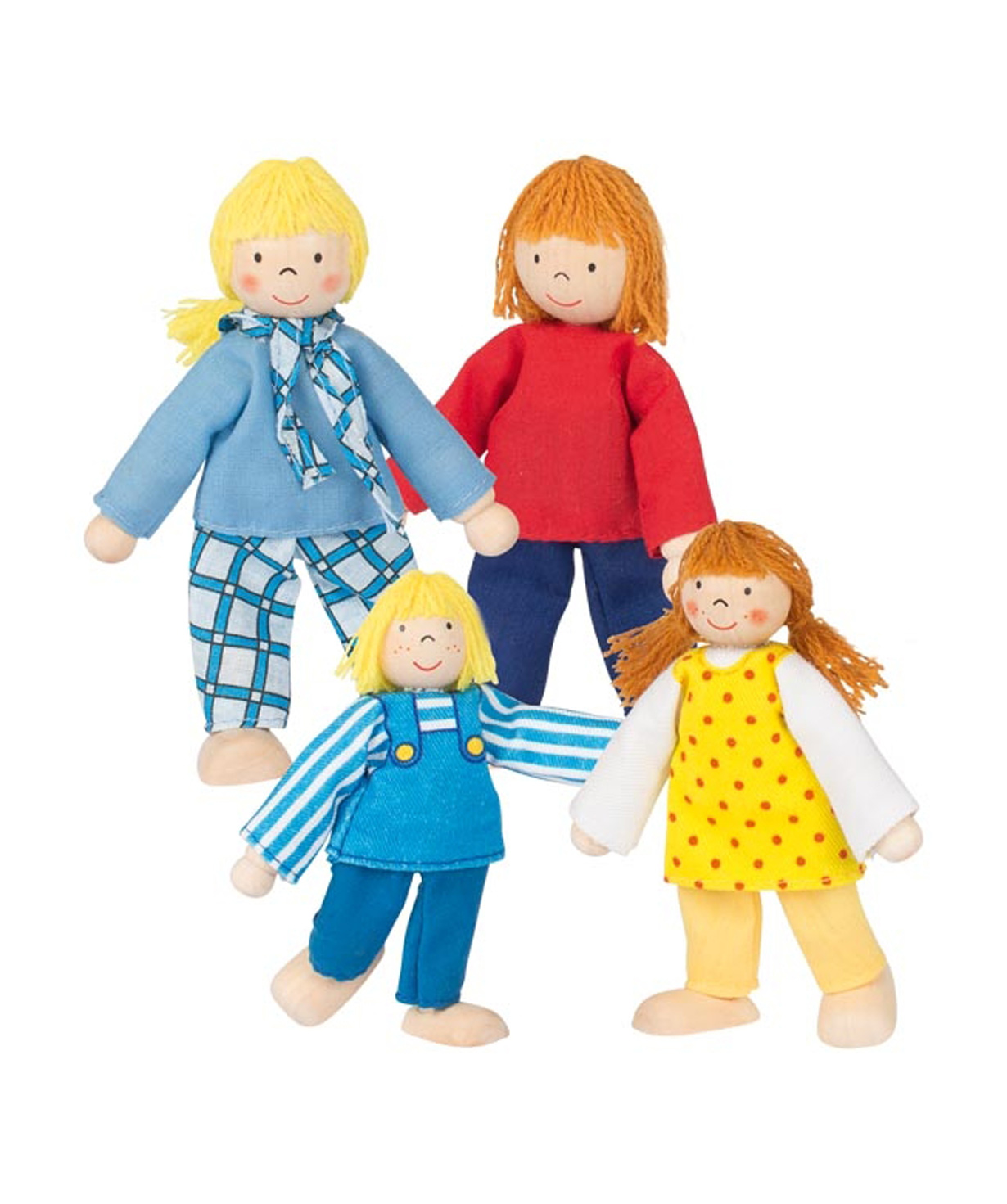 Toy `Goki Toys` flexible puppets Young Family