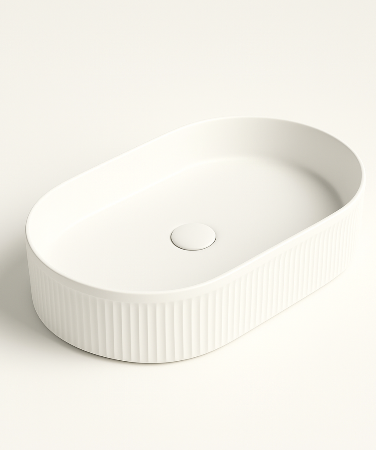 PERLA COUNTER TOP BASIN 78607MW MATT WHITE 575x360x116MM