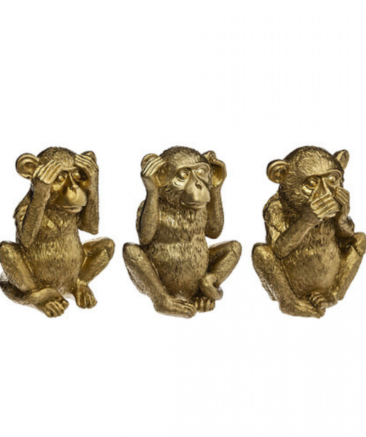 Statuettes «Ashley Home» 3 Sama Wisdom Monkeys / 167596