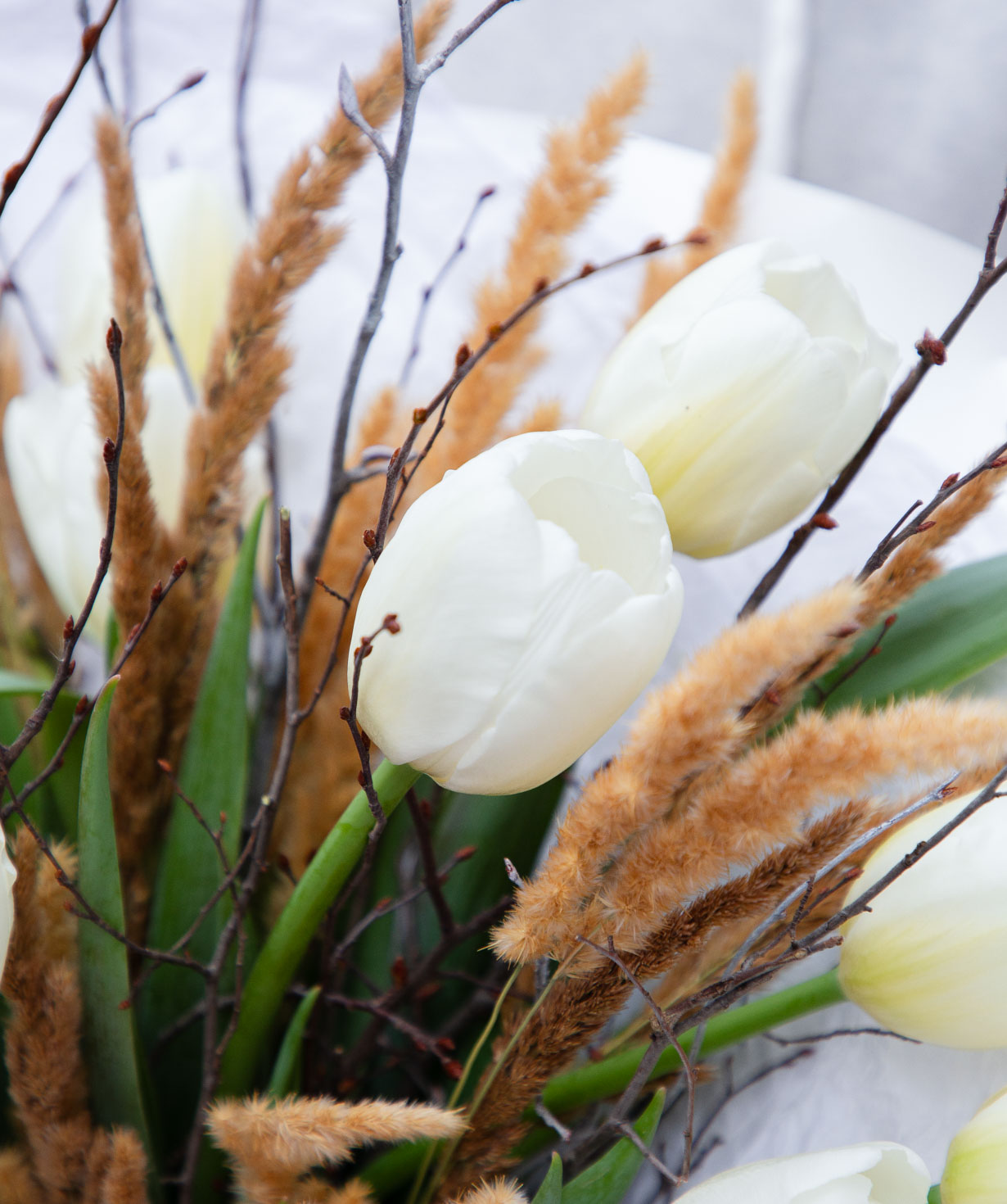 Bouquet «Antikyra» with tulips