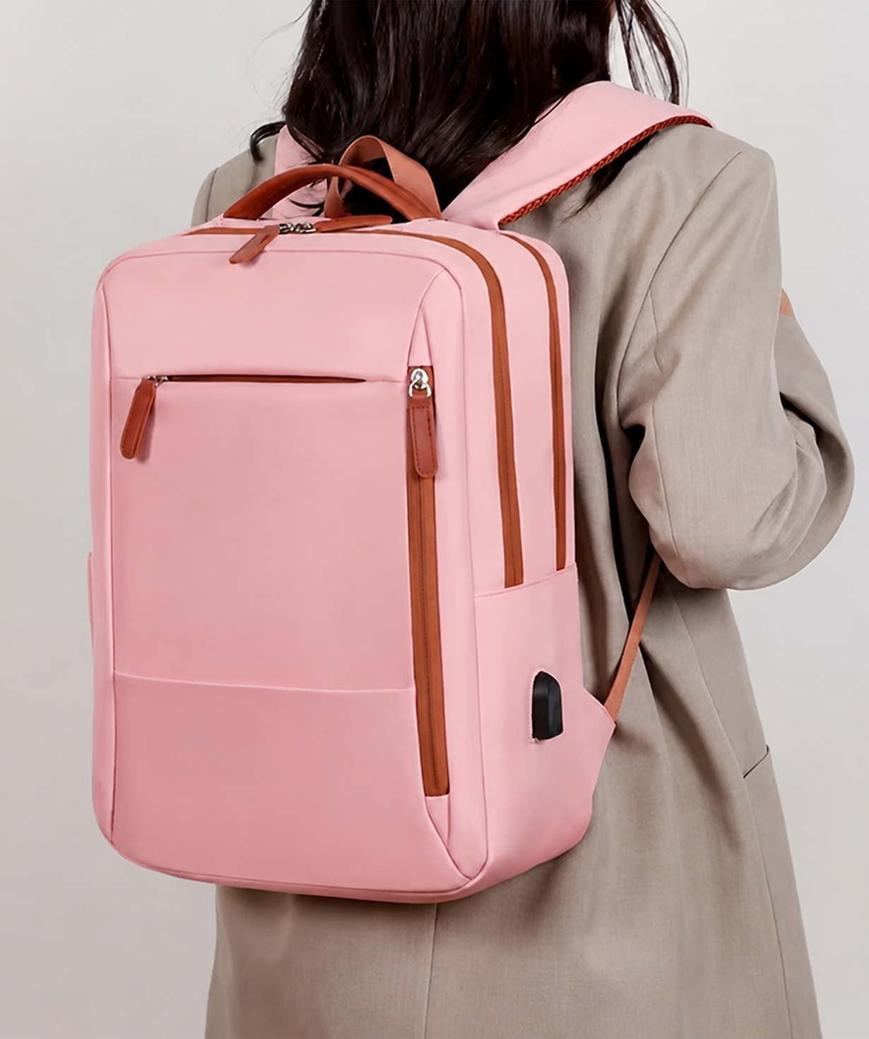 Նոութբուքի ուսապարկ «Micro-Tech» №437 (15,6`, pink)