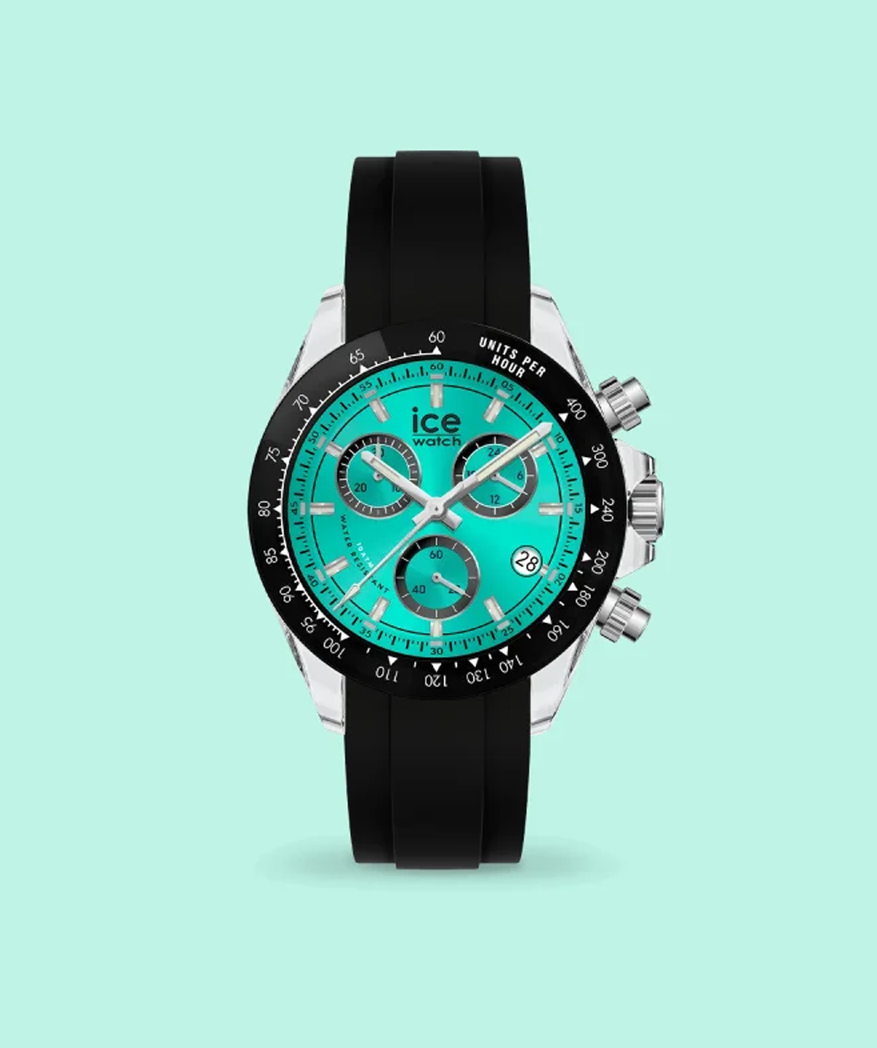 Часы «Ice-Watch» Ice Bewatch Clear Black Turquoise / 025633