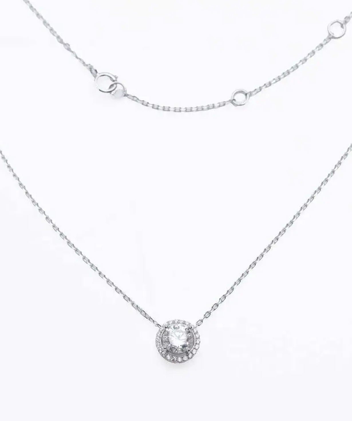 Silver necklace «SiaMoods» SN259