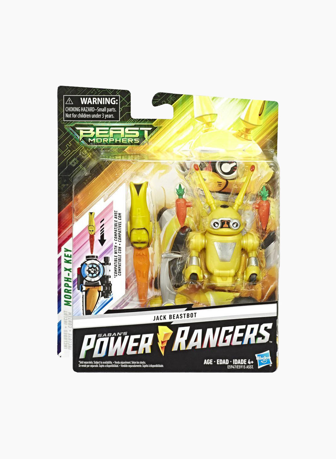 Hasbro Հերոսի Արձանիկ Power Rangers JAX BEASTBOT