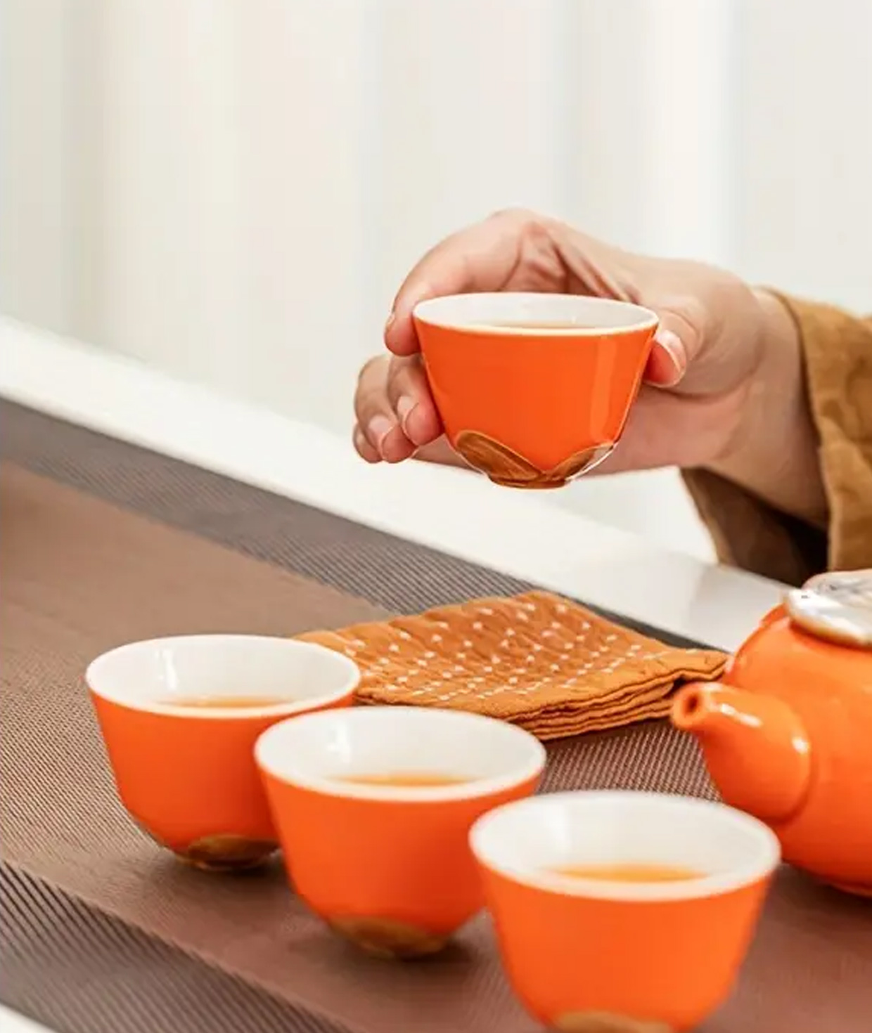 Բաժակների հավաքածու «Gift Store»Orange Tea №144