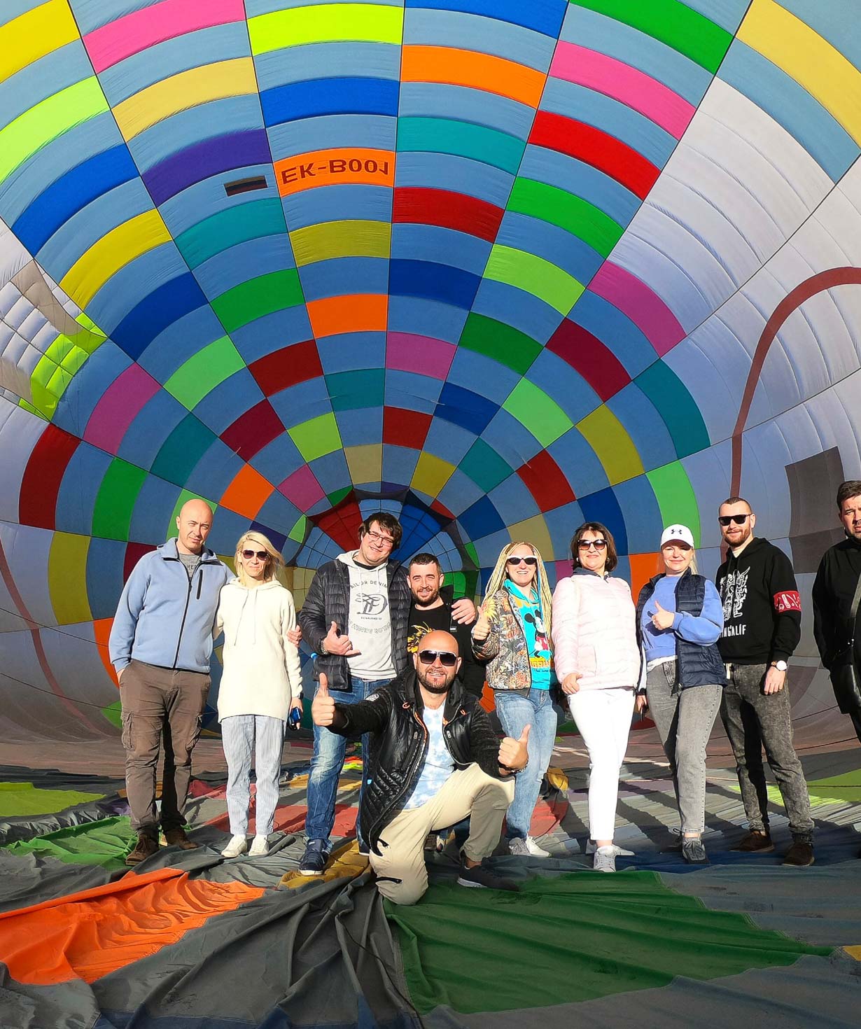 Balloon ride tour ''Skyball'' group