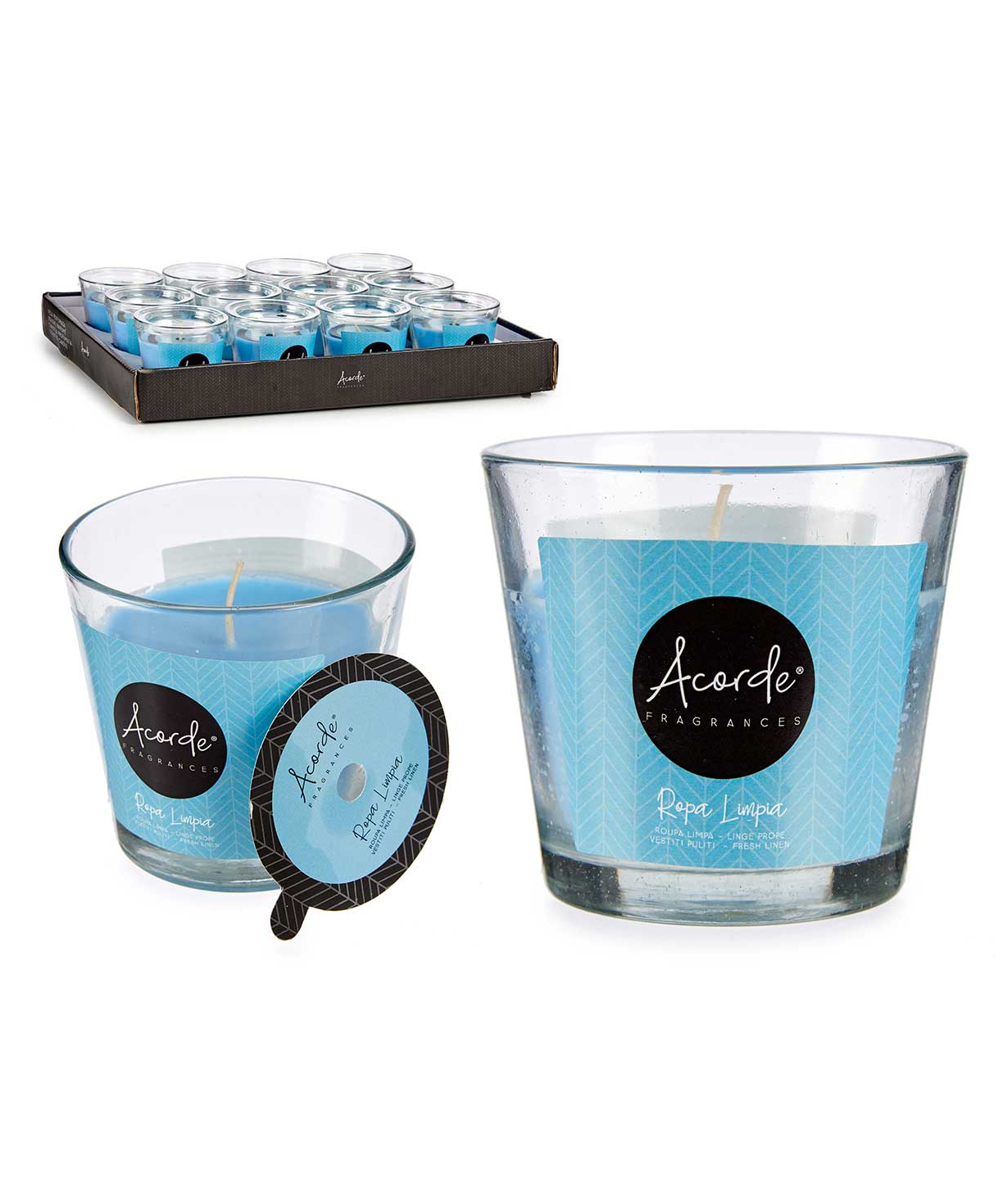 Scented candle «Ashley Home» Clean Linen / 41637