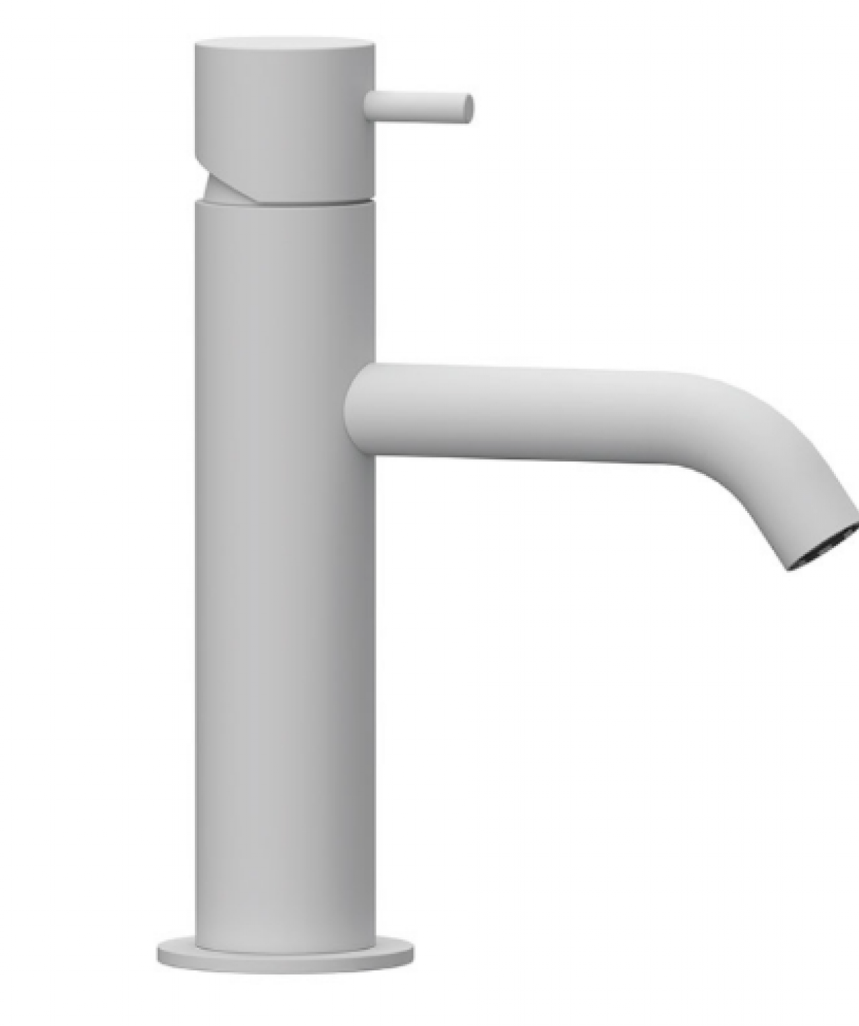DANIEL TK60514 TOKYO BASIN MIXER WITH WASTE MATT WHITE