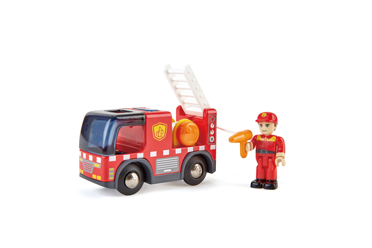 Fire truck with siren «Hape» HP-H3737