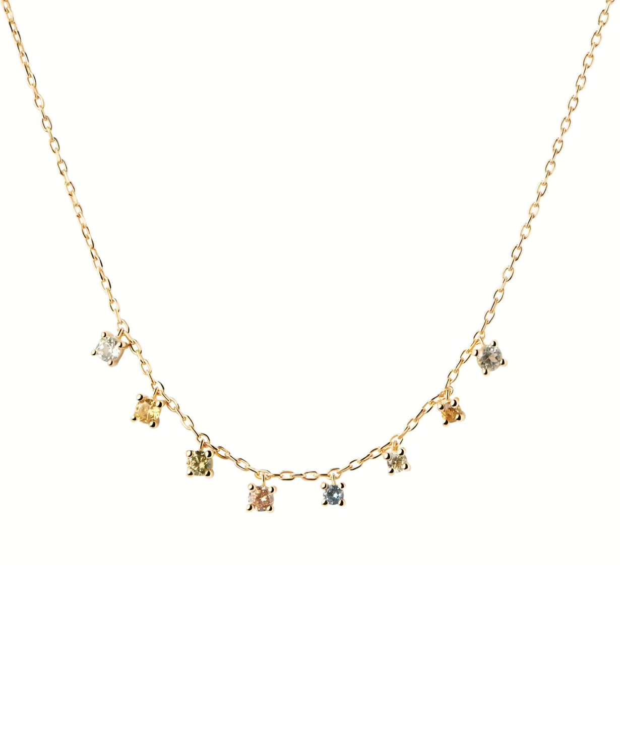 Silver necklace «PDPAOLA» CO01-839-U