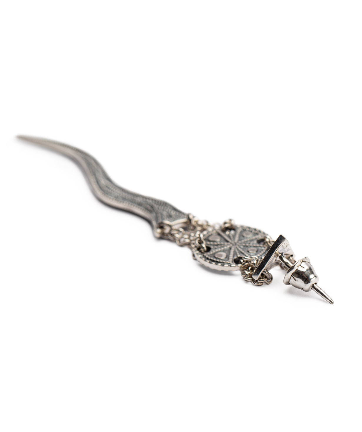 Earrings `DF Project` Lusatsin silver