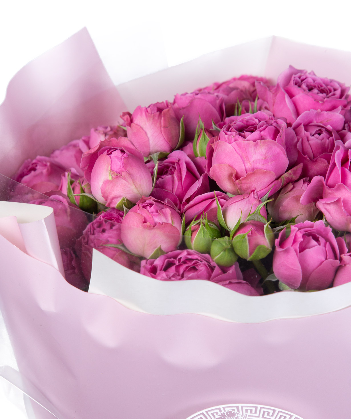 Bouquet `Seren`  bush peony rose