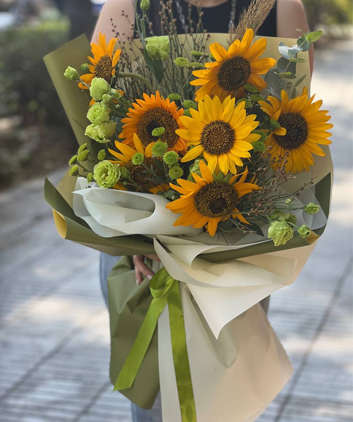 Bouquet «Punj» with sunflowers№78