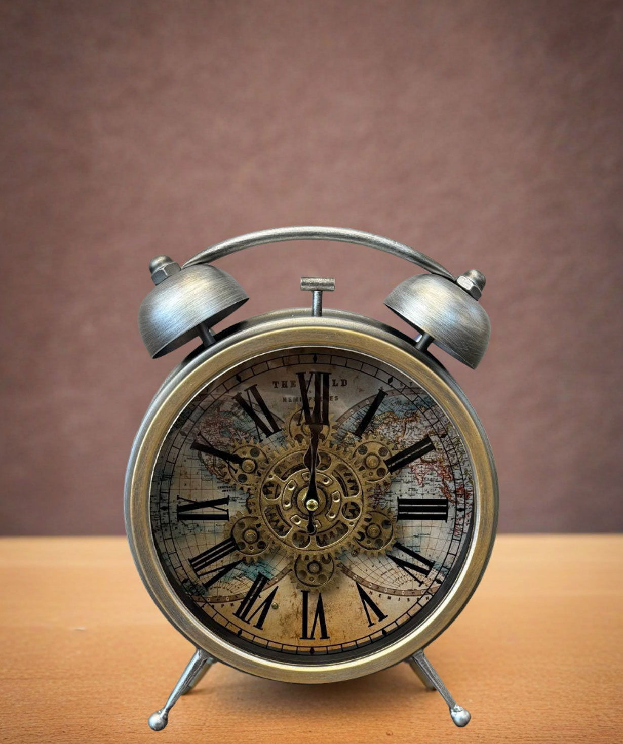 Clock «Moonlight» Moving Mechanism, silver