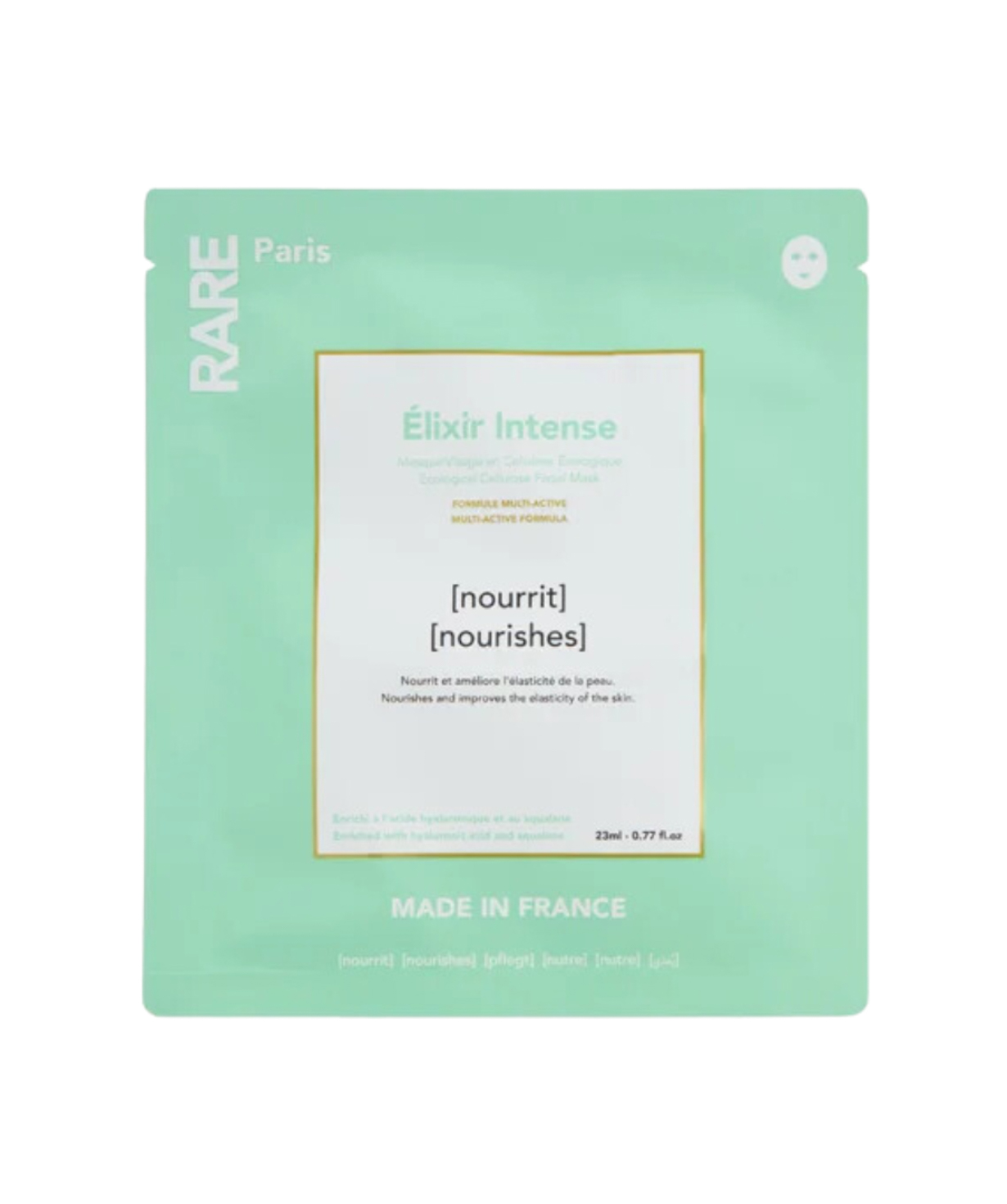 Դեմքը սնուցող դիմակ «Hermosa» Rare Paris Élixir Intense Face Mask