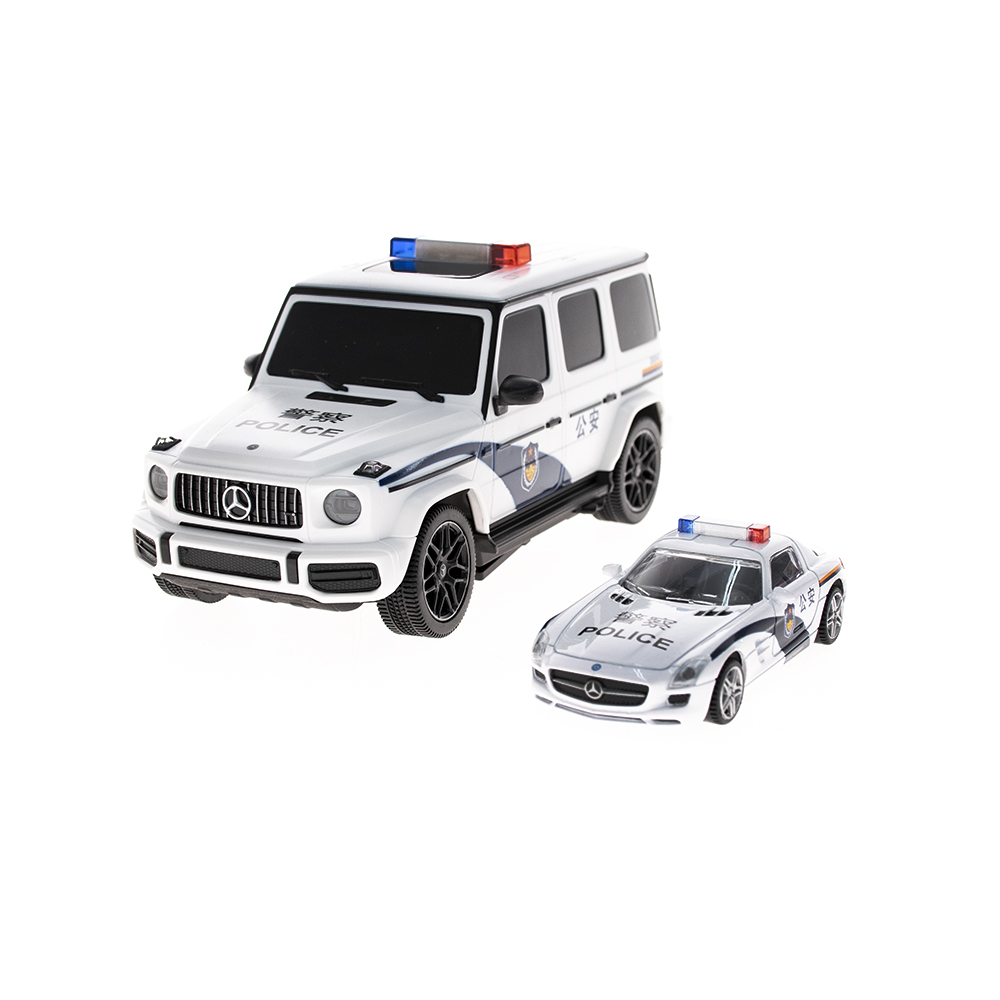 Remote-controlled police car ''Rastar'' Mercedes G63