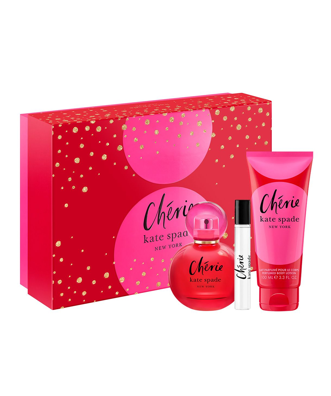 Perfume «Kate Spade» Chérie, for women, 100+7,5+100 ml