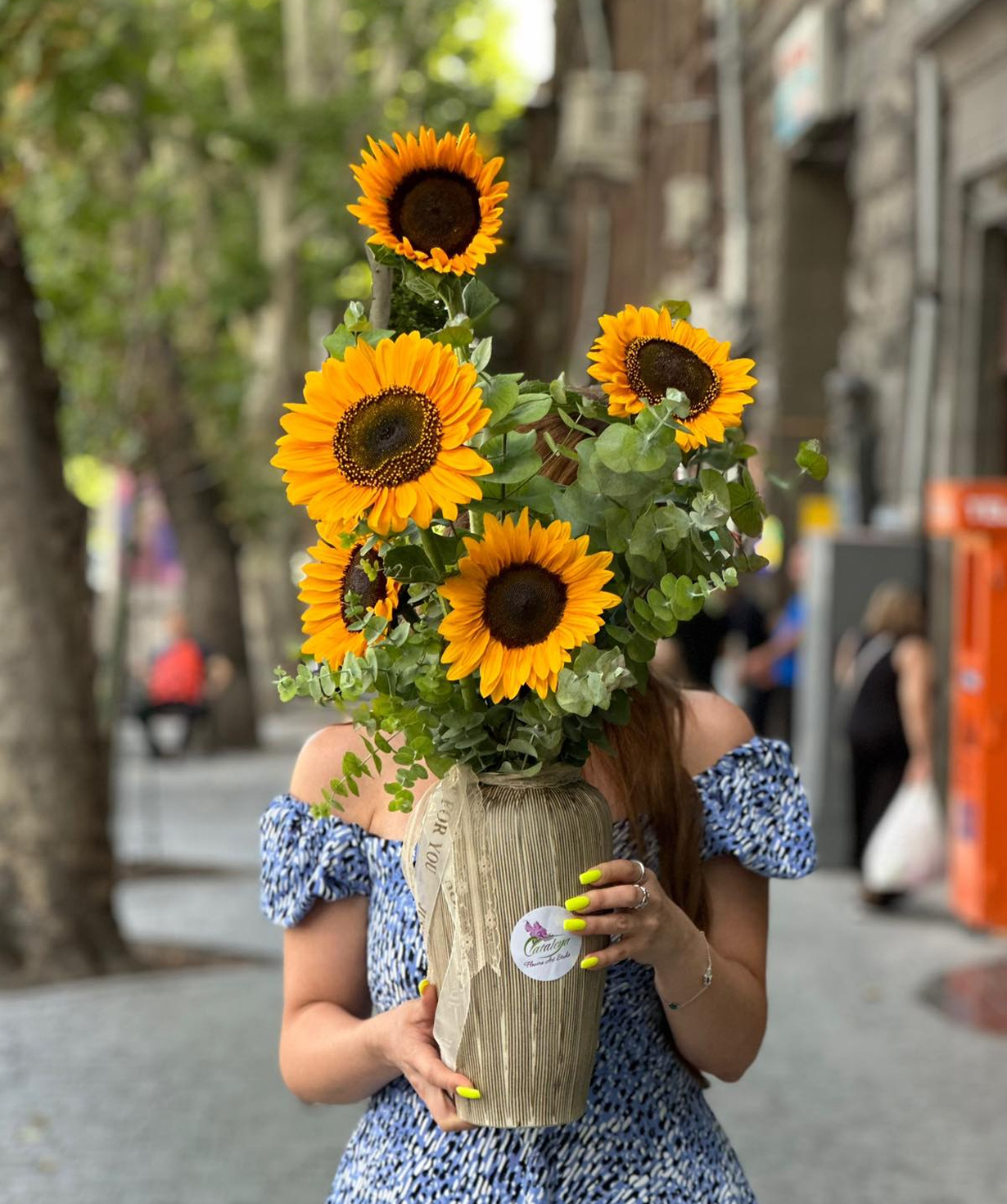 Composition «Sortavala» with sunflowers