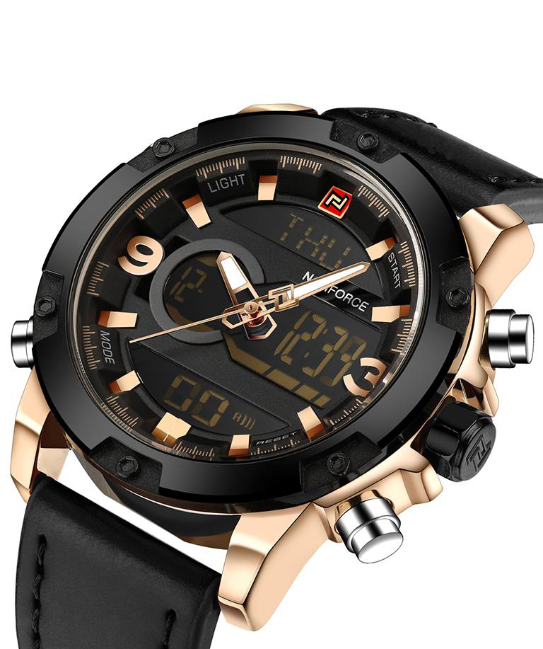 Men's watch ''Naviforce 9097'' gold